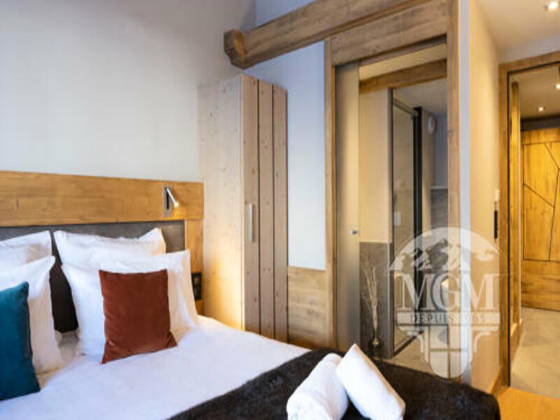 Appartement 6p in Résidence Chalets Elena**** met zwembad & spa in Les Houches - foto 15