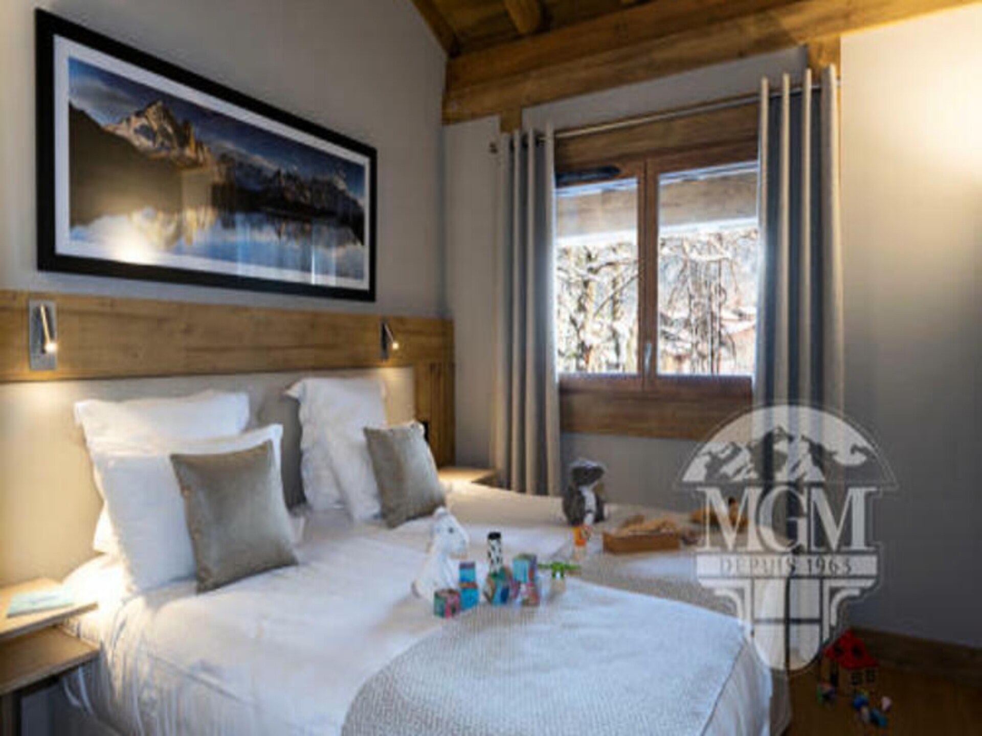 Appartement 6p in Résidence Chalets Elena**** met zwembad & spa in Les Houches - foto 17