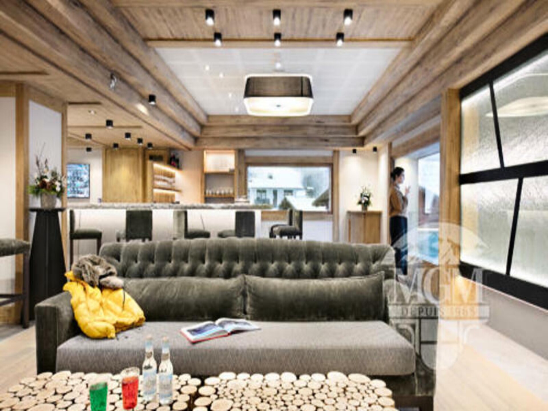 Luxe 8-persoons appartement in Les Houches met zwembad, sauna en Mont Blanc uitzicht - foto 13