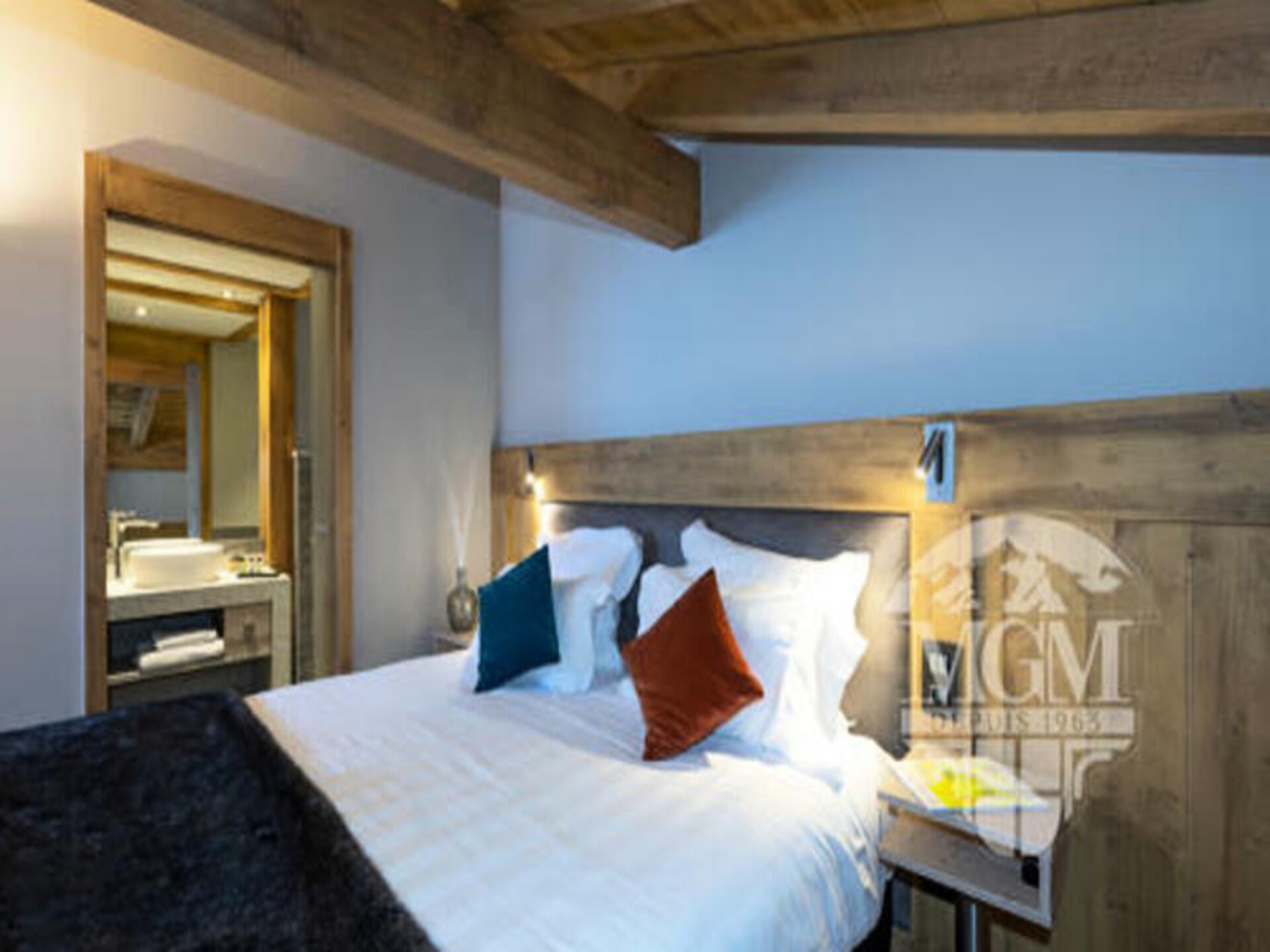 Luxe 8-persoons appartement in Les Houches met zwembad, sauna en Mont Blanc uitzicht - foto 14