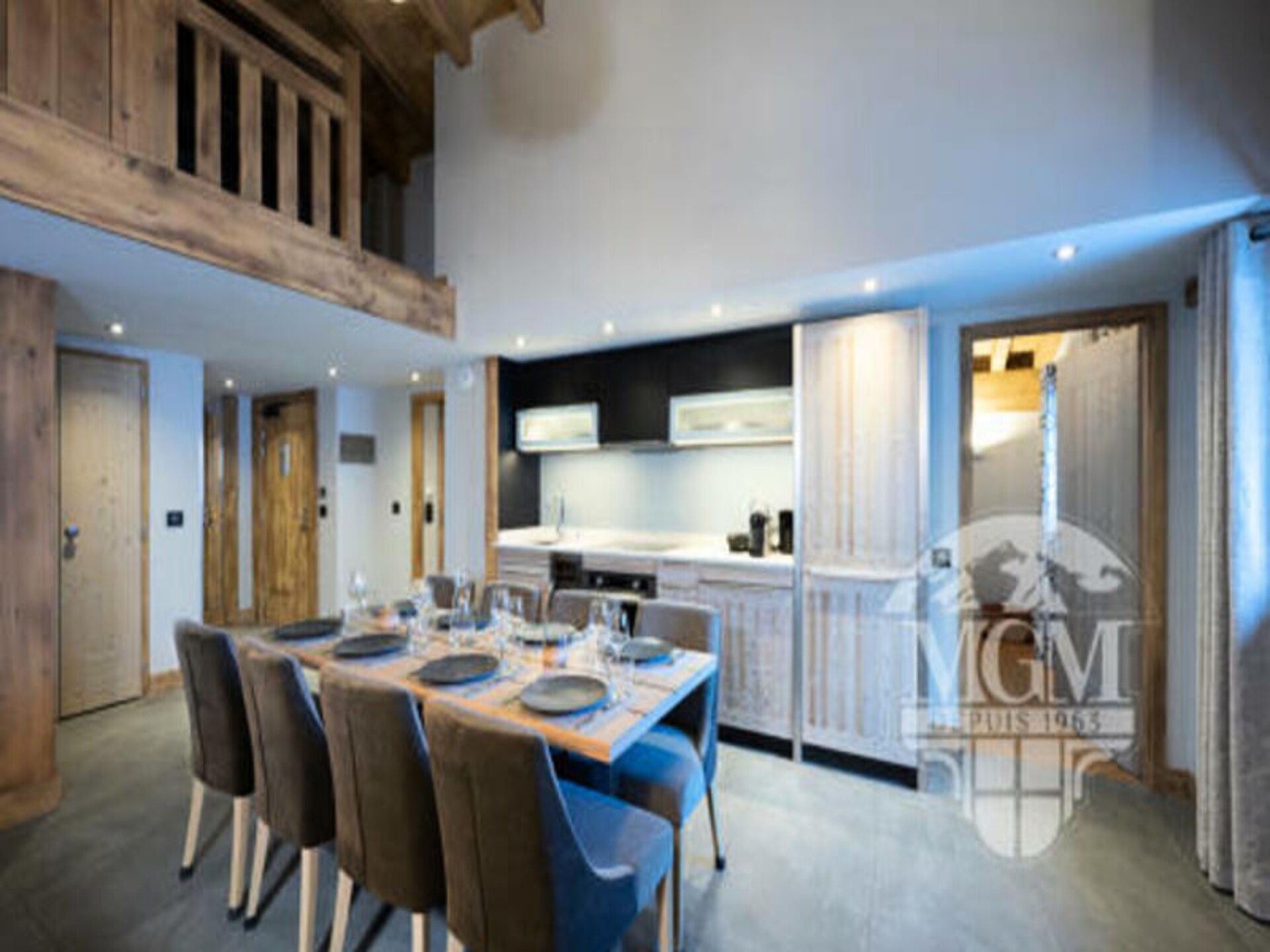 Luxe 8-persoons appartement in Les Houches met zwembad, sauna en Mont Blanc uitzicht - foto 15