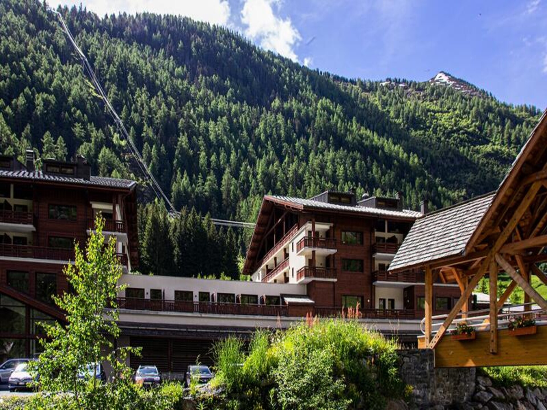 Appartement 6 pers. in Vallorcine met zwembad, sauna & uitzicht op de Mont Blanc - foto 1