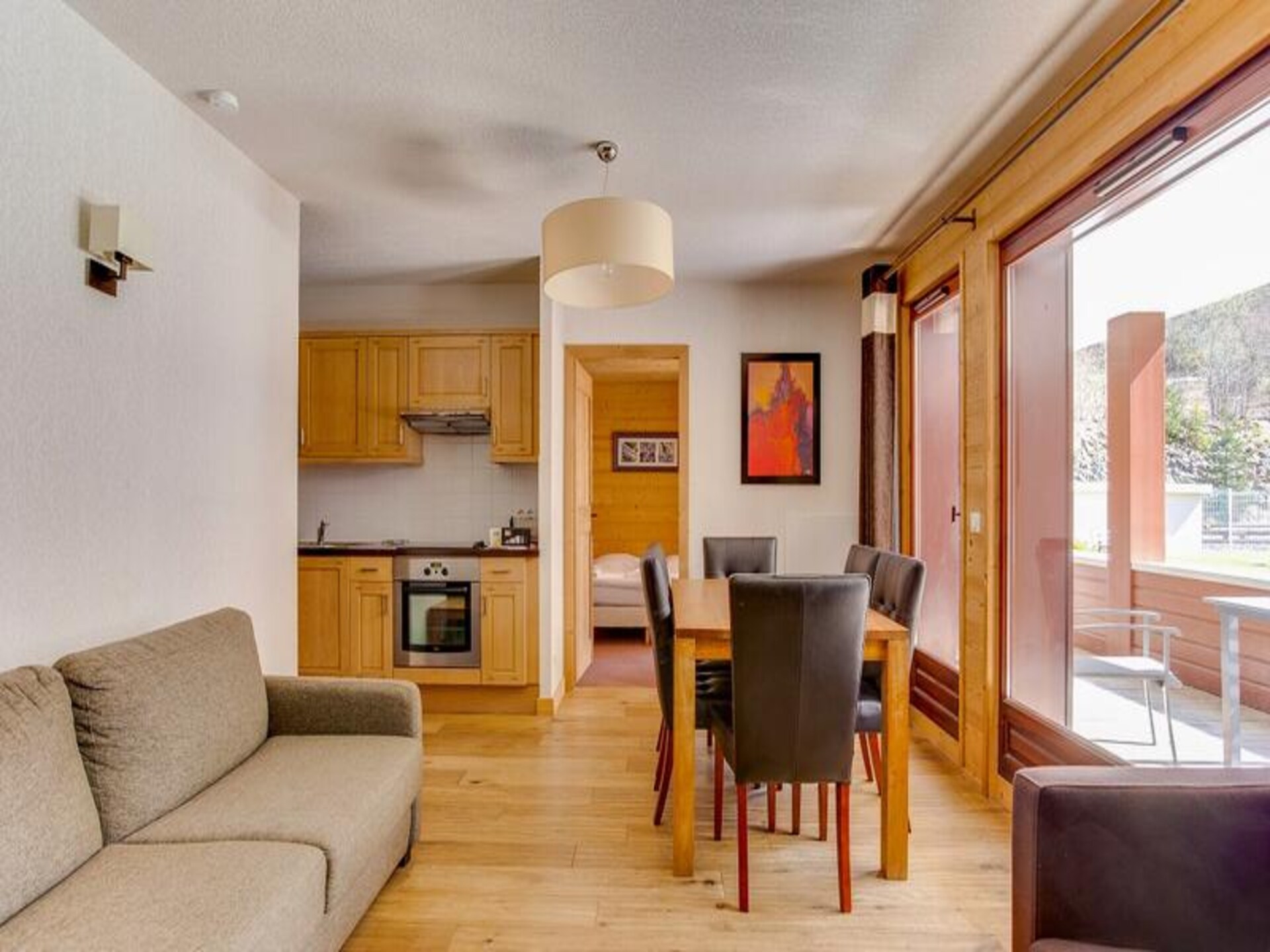 Appartement 6 pers. in Vallorcine met zwembad, sauna & uitzicht op de Mont Blanc - foto 16