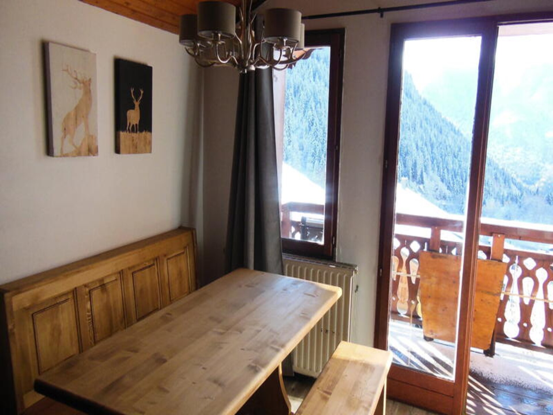 Knus appartement met zuidbalkon, 400m van centrum Courchevel - foto 6
