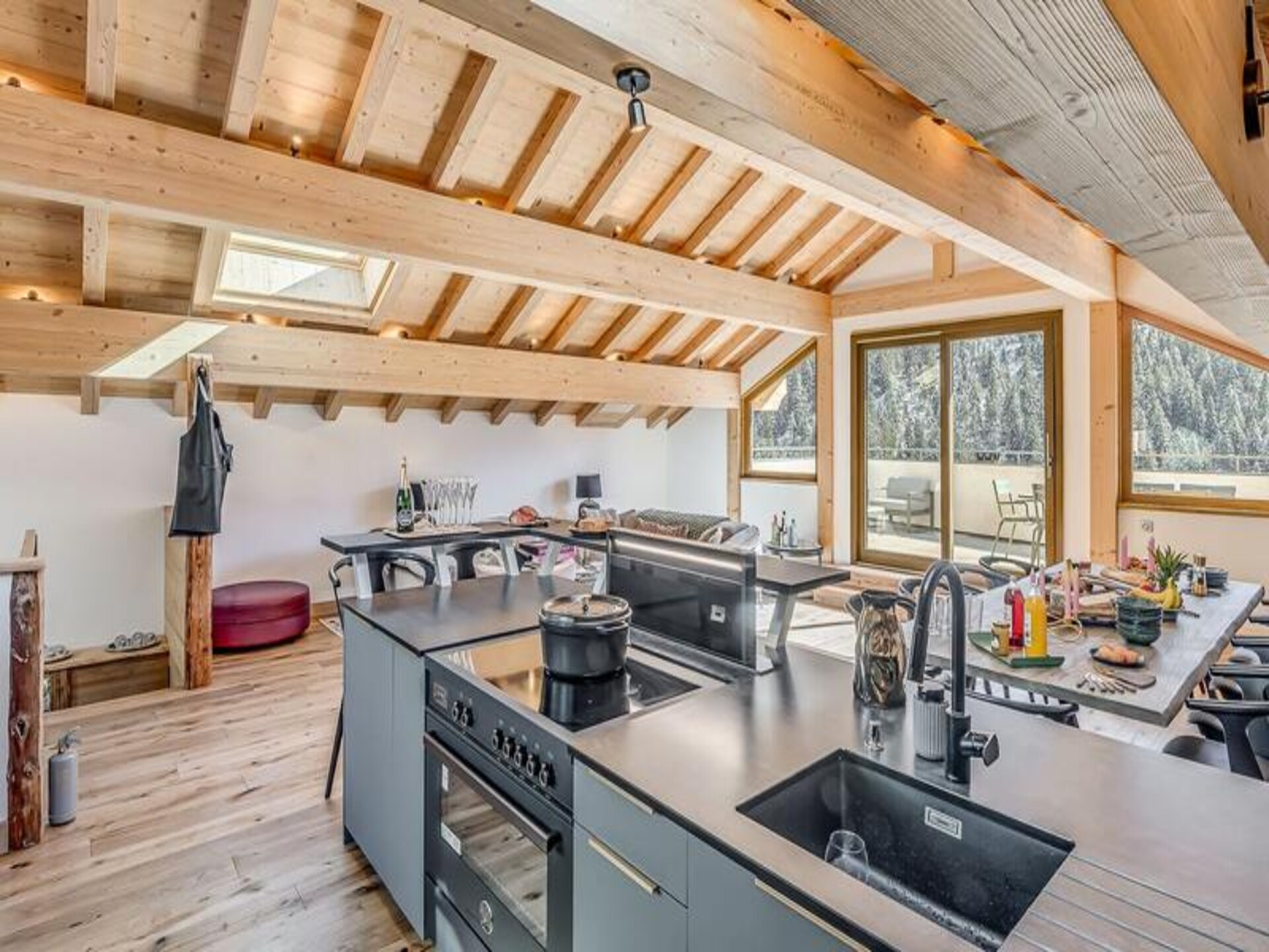 Ruim chalet voor 10 personen met sauna en panoramisch uitzicht op de Vanoise - foto 18
