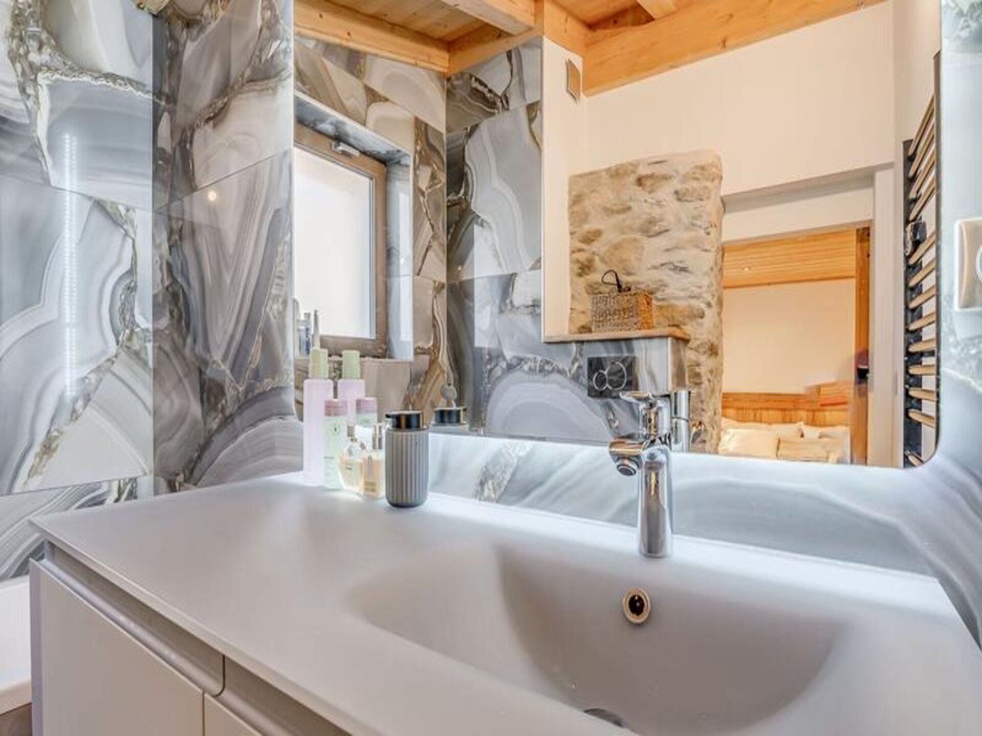 Ruim chalet voor 10 personen met sauna en panoramisch uitzicht op de Vanoise - foto 26