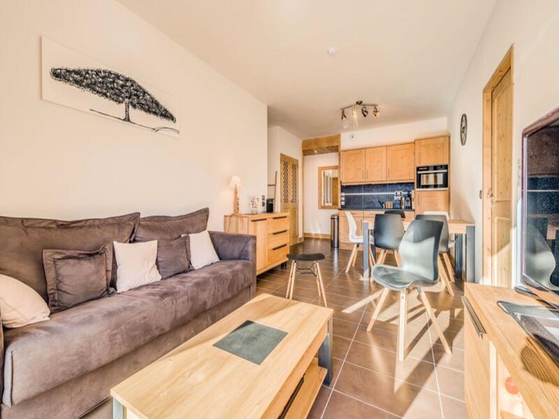 Appartement 6p in Champagny-en-Vanoise, 20m van de skilift met balkon - foto 4