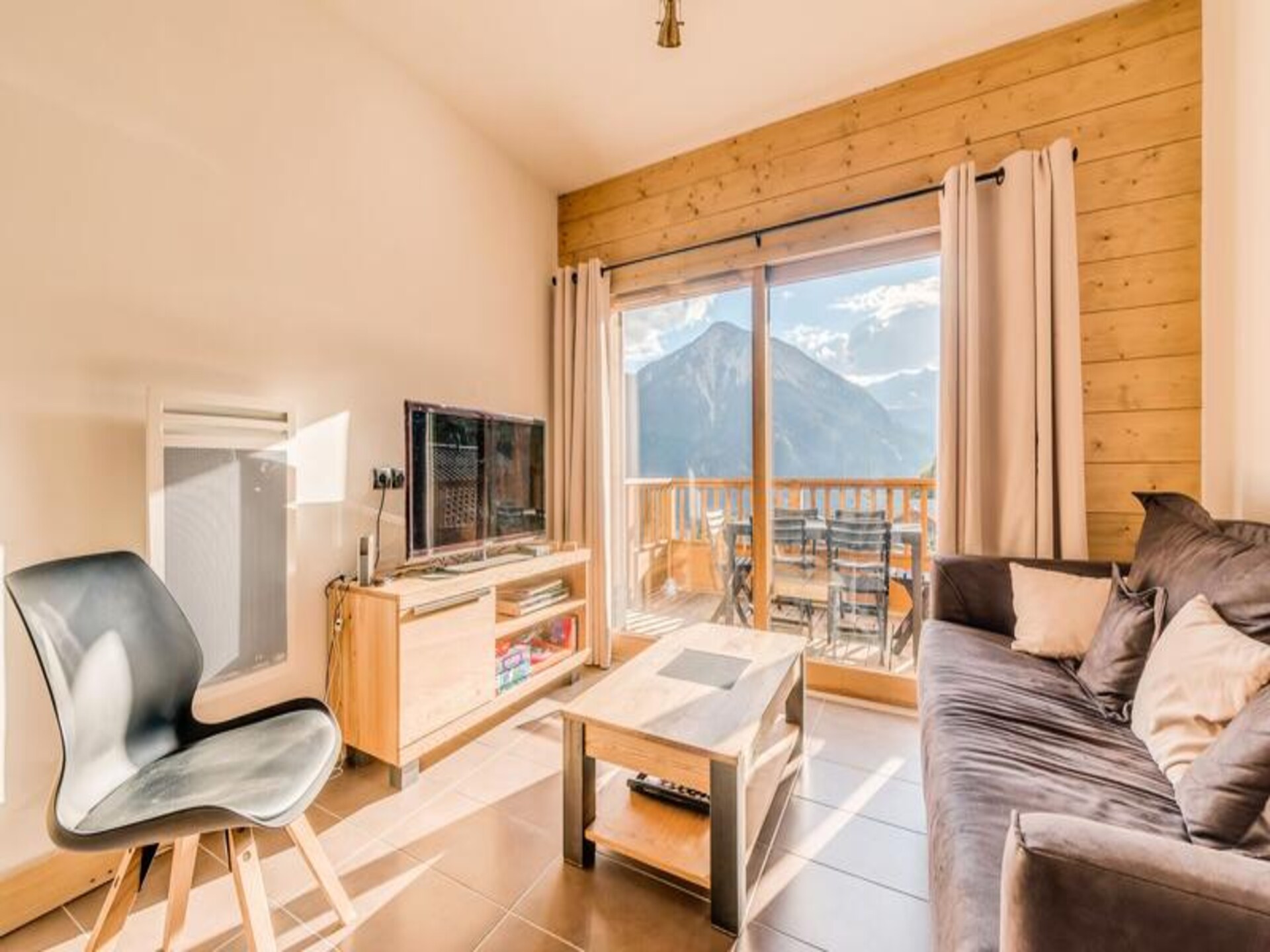 Appartement 6p in Champagny-en-Vanoise, 20m van de skilift met balkon - foto 14