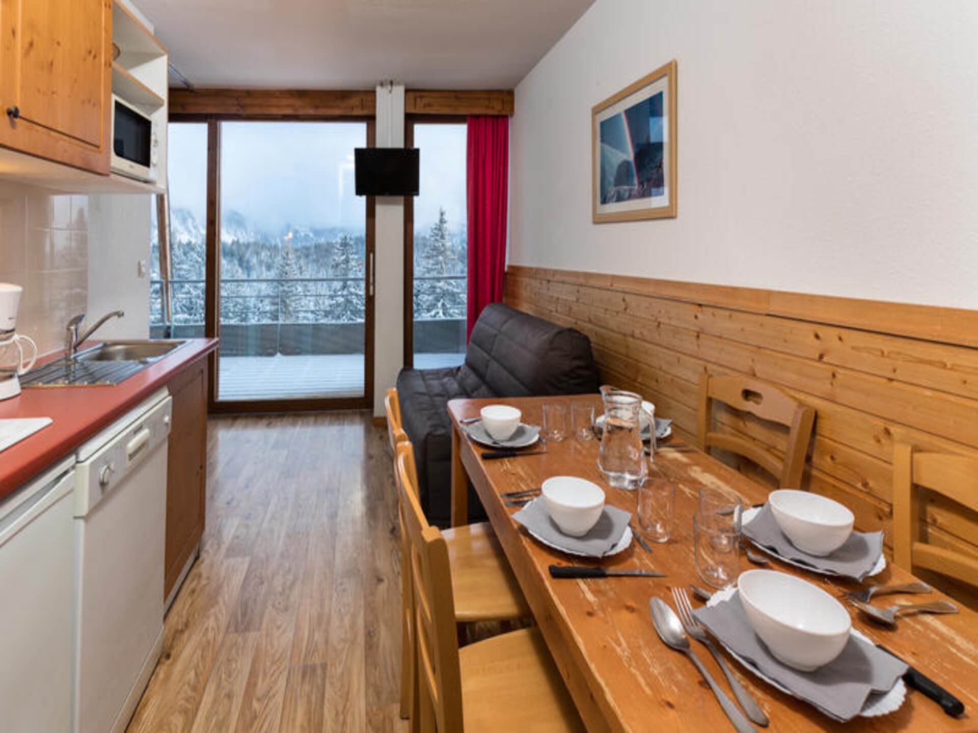 Rustiek appartement voor 6 personen op 1700m hoogte in Chamrousse - foto 19