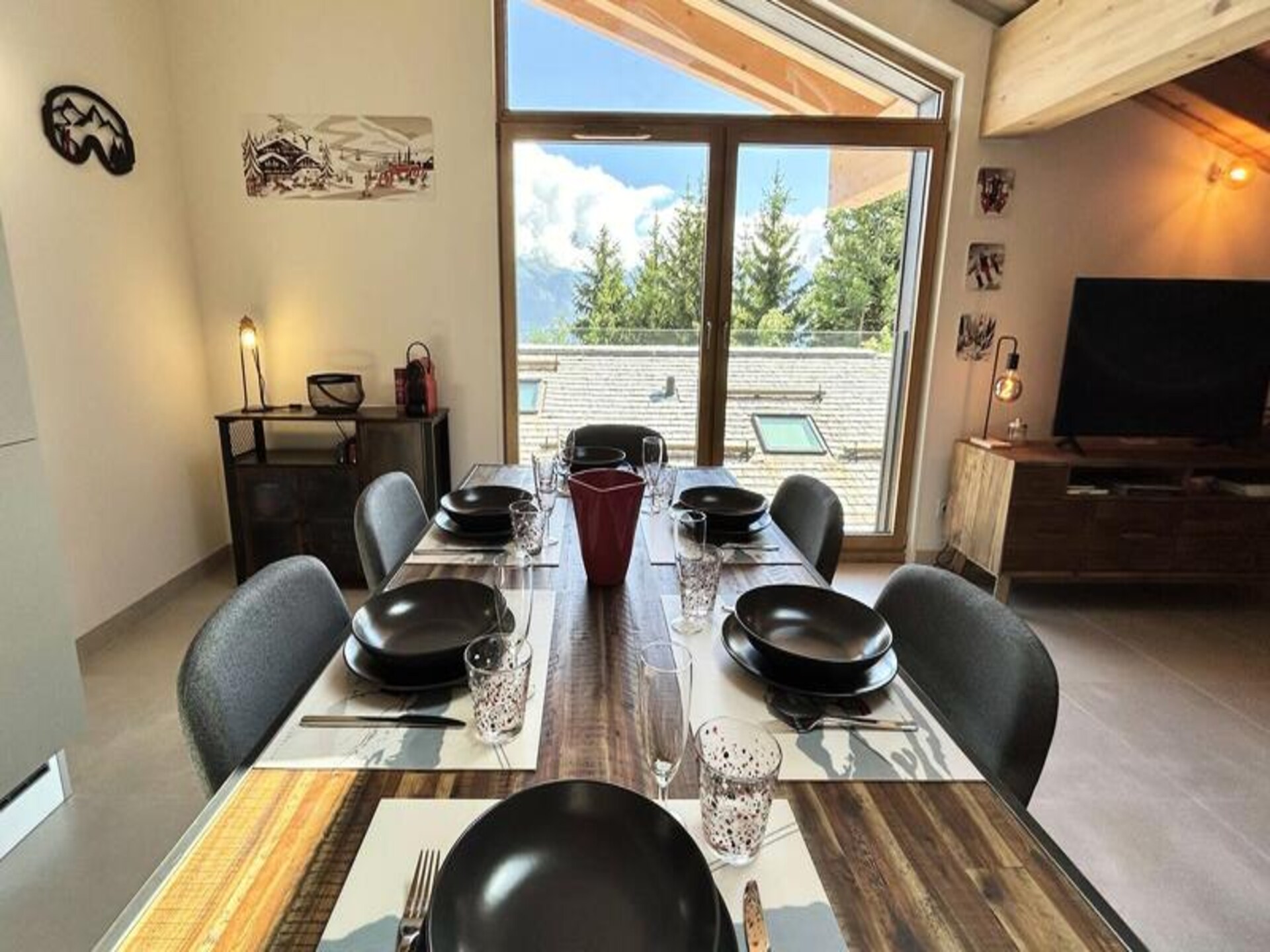 Panoramisch appartement op de bovenste verdieping nabij de pistes in Combloux - foto 7