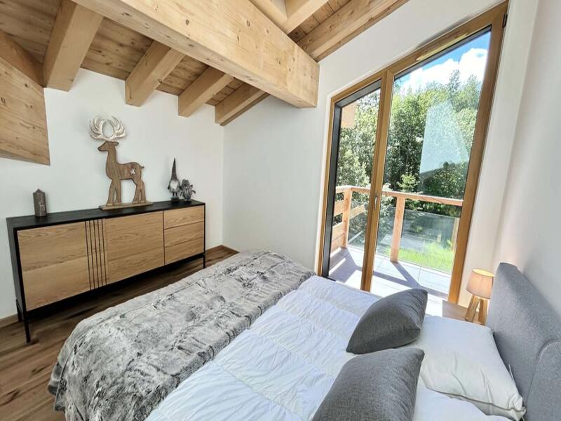 Panoramisch appartement op de bovenste verdieping nabij de pistes in Combloux - foto 9