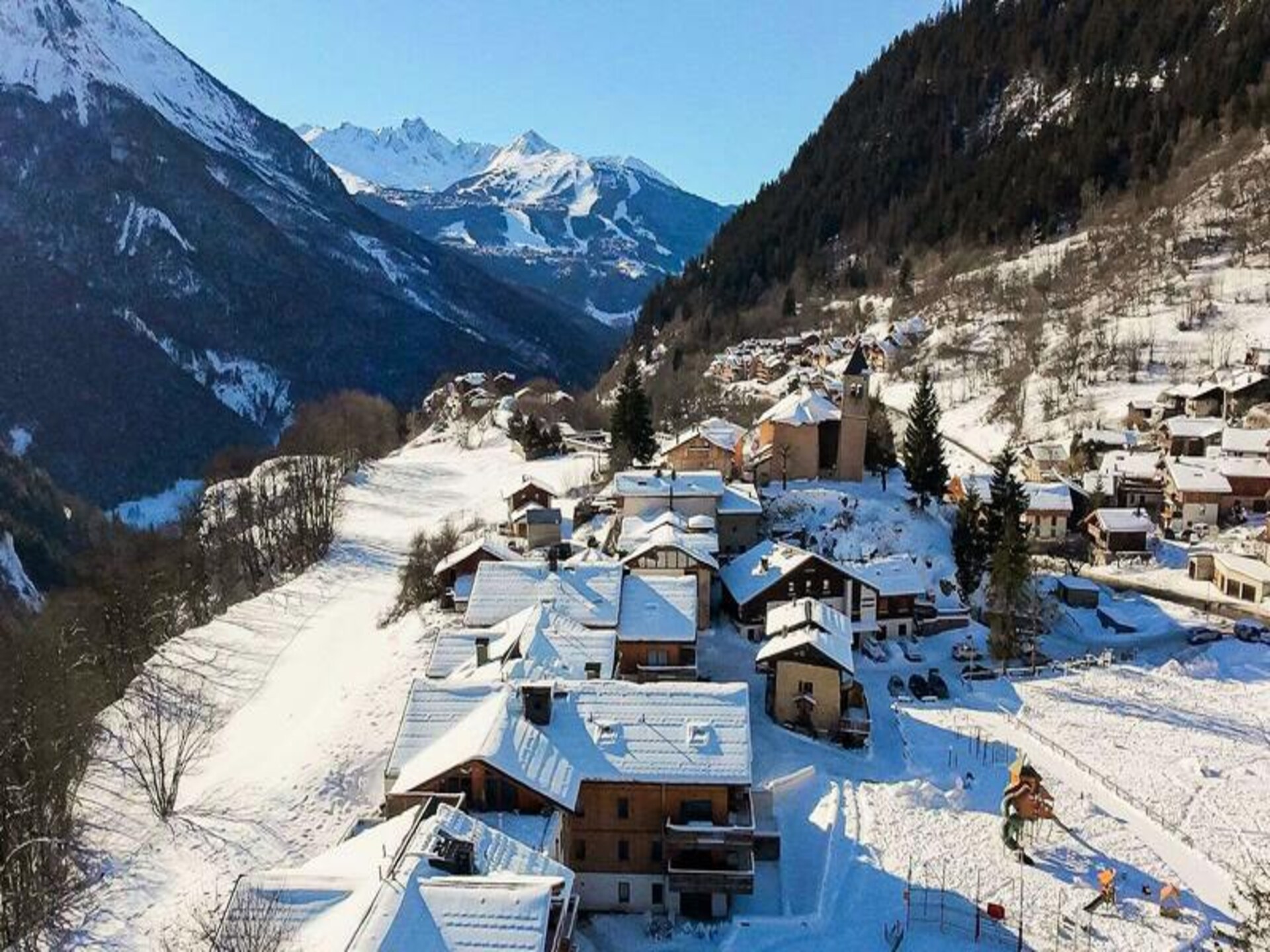 Ruim appartement voor 8 personen met panoramisch uitzicht op de Vanoise - foto 4