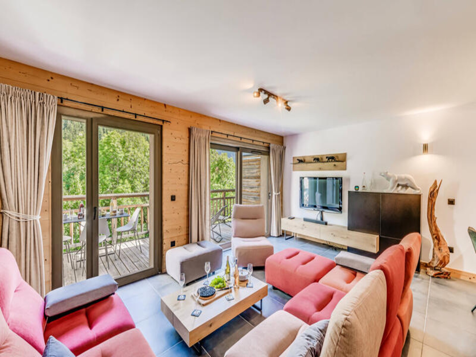 Ruim appartement voor 8 personen met panoramisch uitzicht op de Vanoise - foto 18
