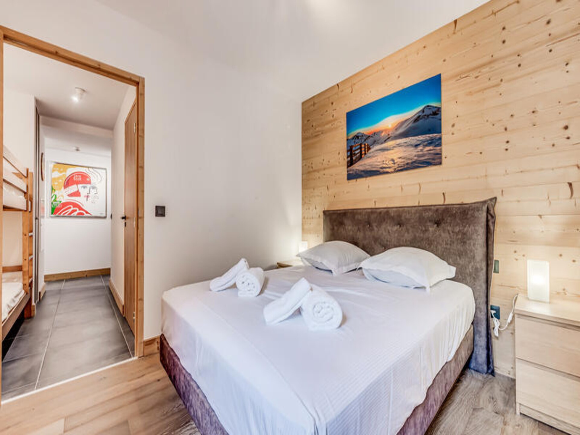 Ruim appartement voor 8 personen met panoramisch uitzicht op de Vanoise - foto 27