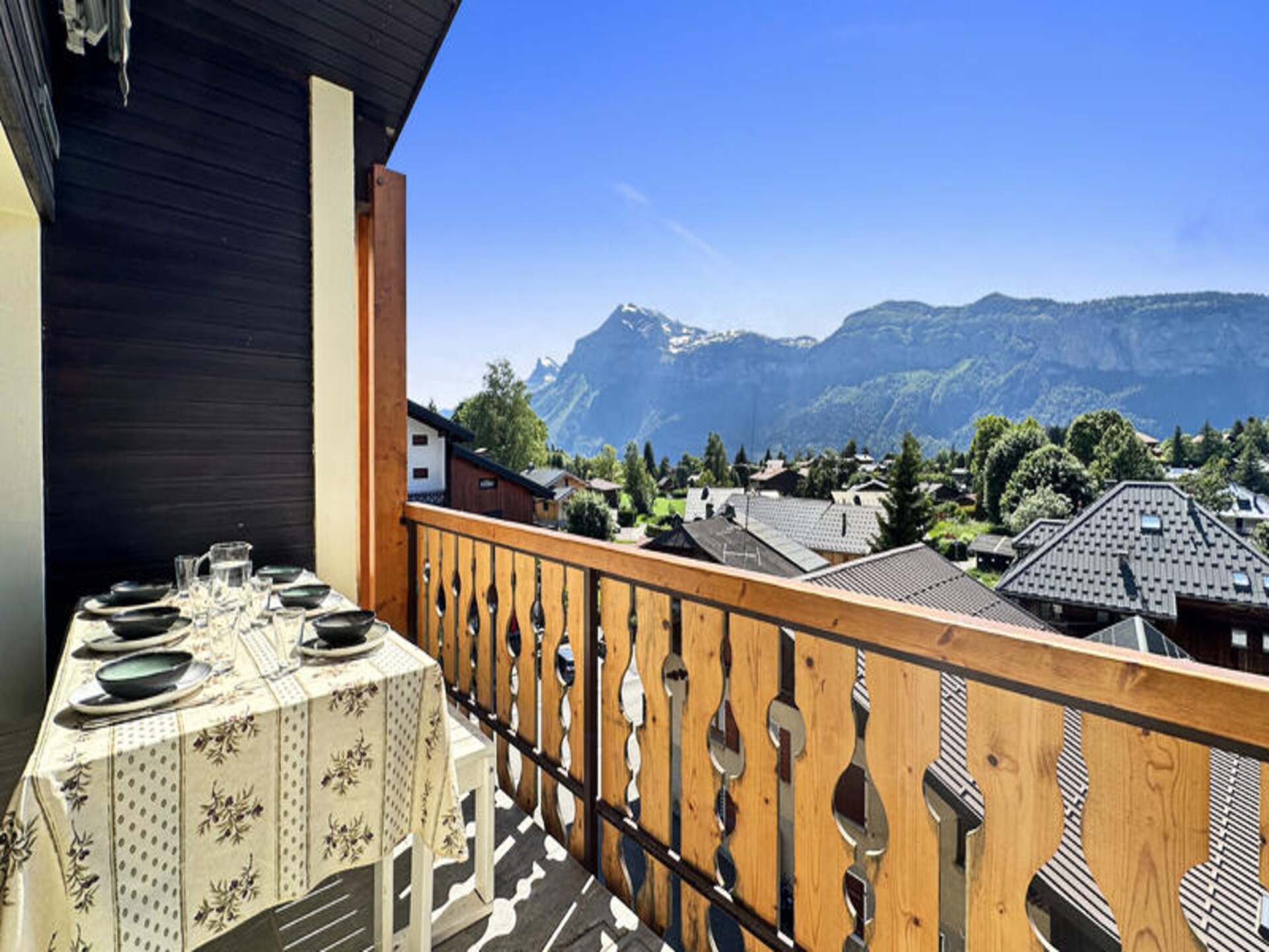 Licht appartement in het hart van Les Carroz, vlakbij de piste - foto 13