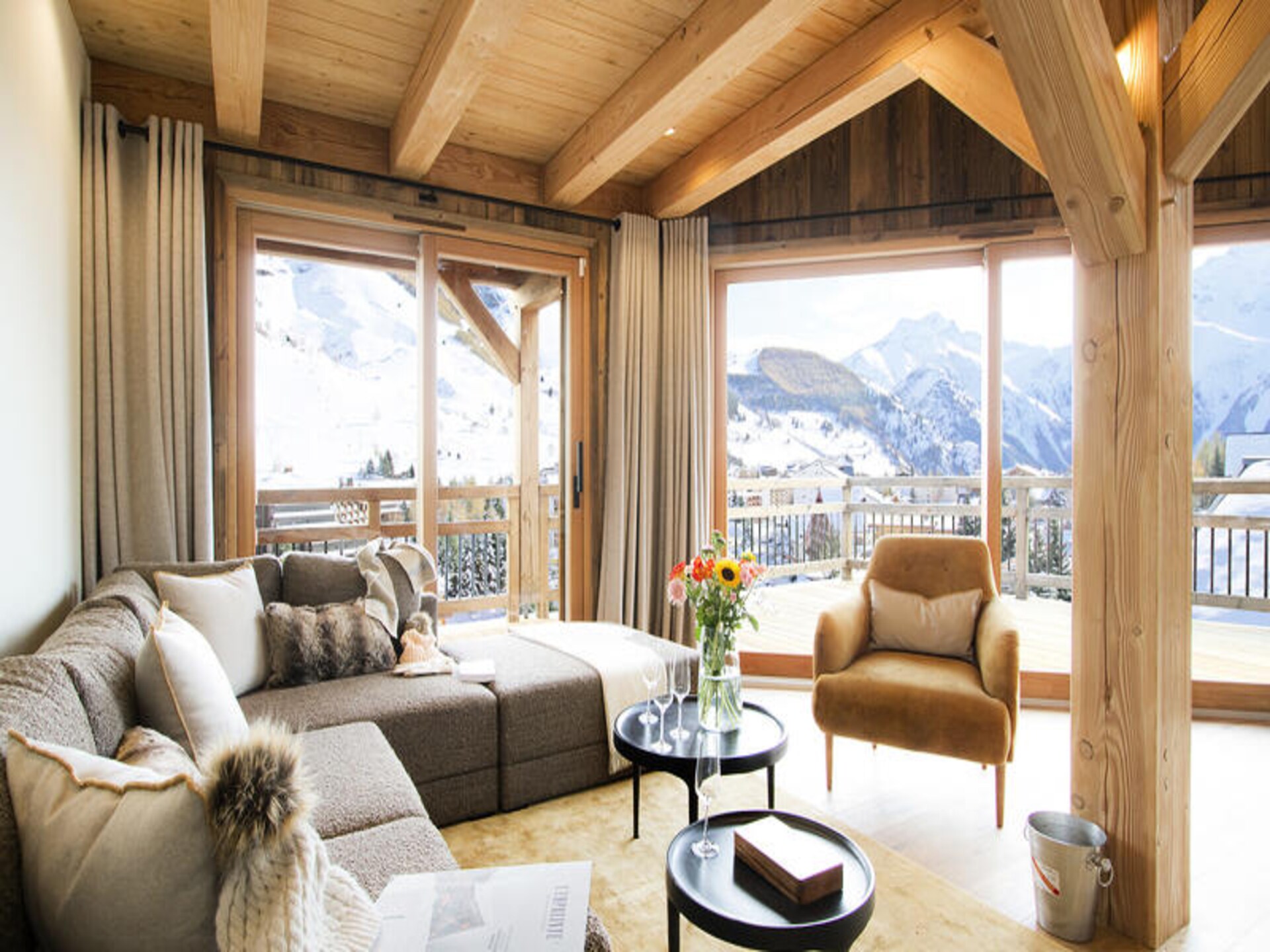 Luxe Alpenappartement 10p met sauna, zwembad & panoramisch uitzicht in Vénosc - foto 7