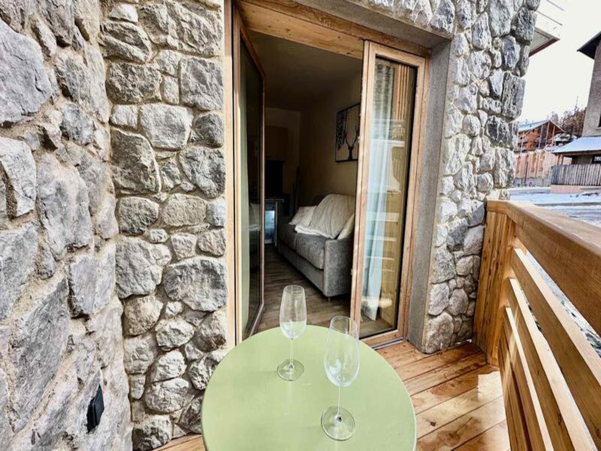 Studio-appartement op de begane grond in Vars Les Claux, 200m van de piste - foto 11