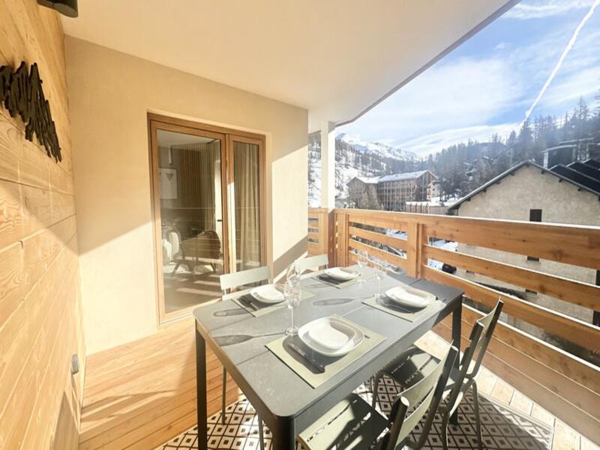Appartement op 200m van de piste in Vars Les Claux met terras - foto 11