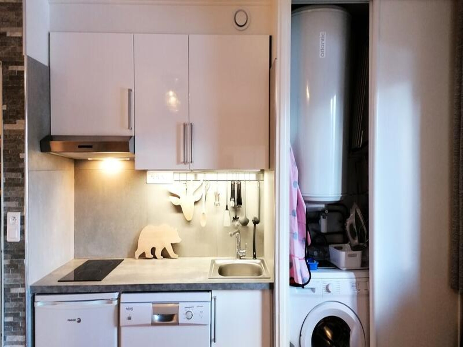 Studio Pra-Loup 1500 met balkon en uitzicht op de Suikerbroodberg - foto 10