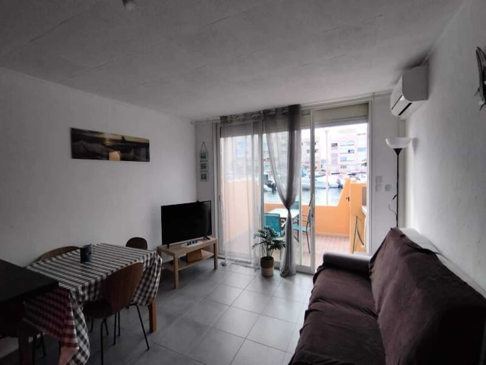 Appartement met balkon aan de jachthaven van Frontignan Plage - foto 2