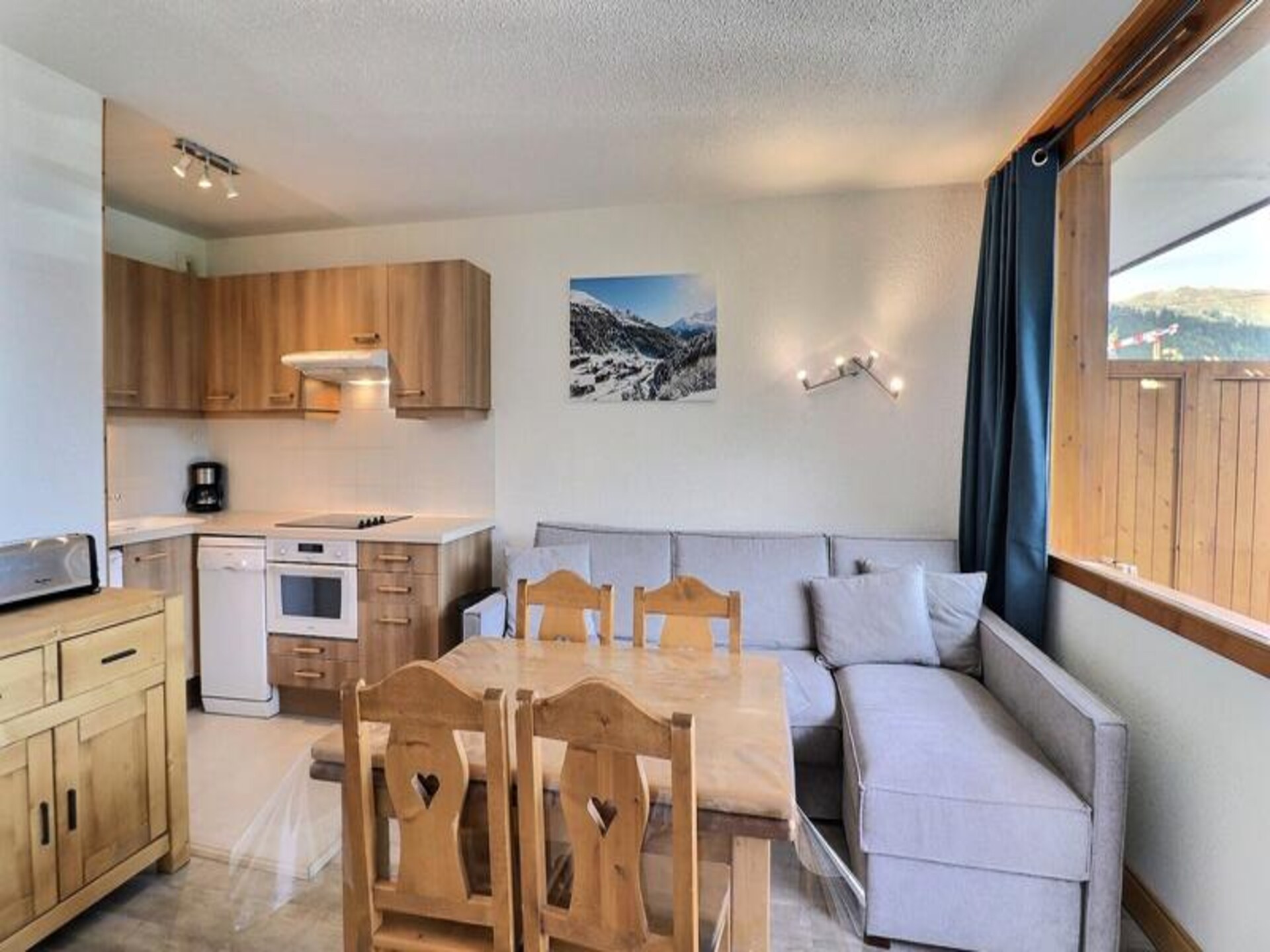 Appartement aan de piste in Les Allues met uitzicht op de Alpen - foto 6