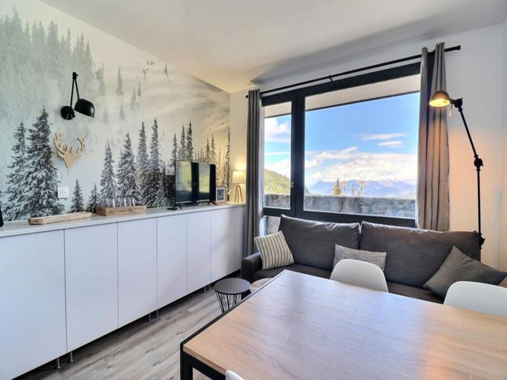 Appartement aan de piste in Les Allues met balkon en uitzicht op de bergen - foto 10