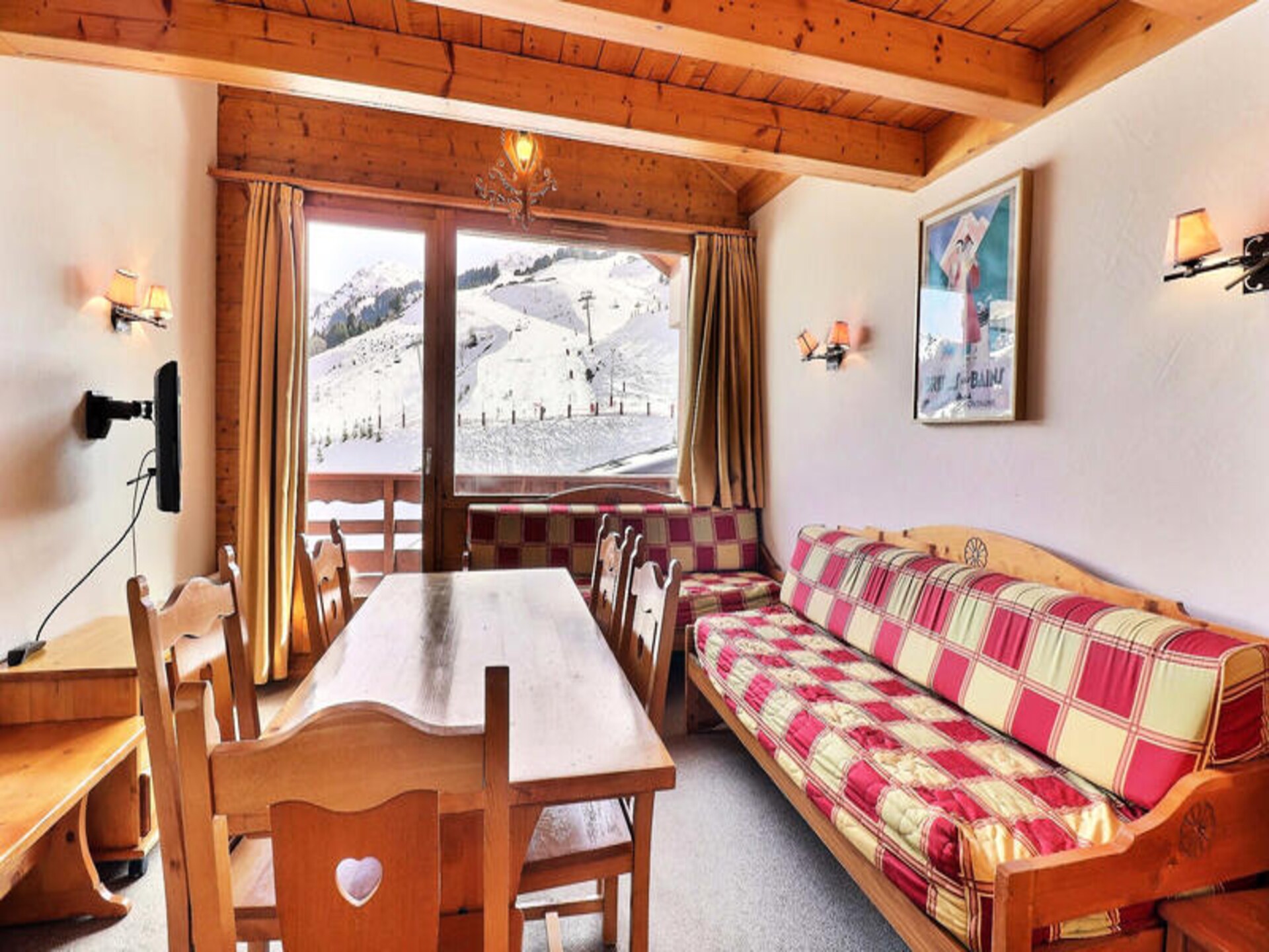 Ski-in, ski-out appartement met balkon op het zuiden in Méribel-Mottaret - foto 5