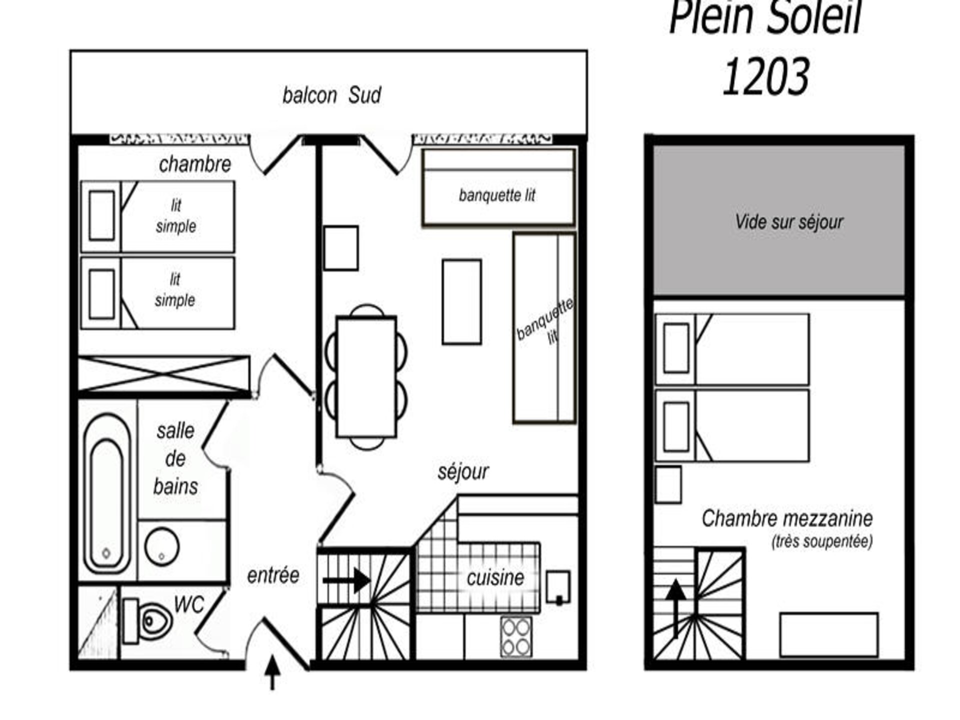 Ski-in, ski-out appartement met balkon op het zuiden in Méribel-Mottaret - foto 9