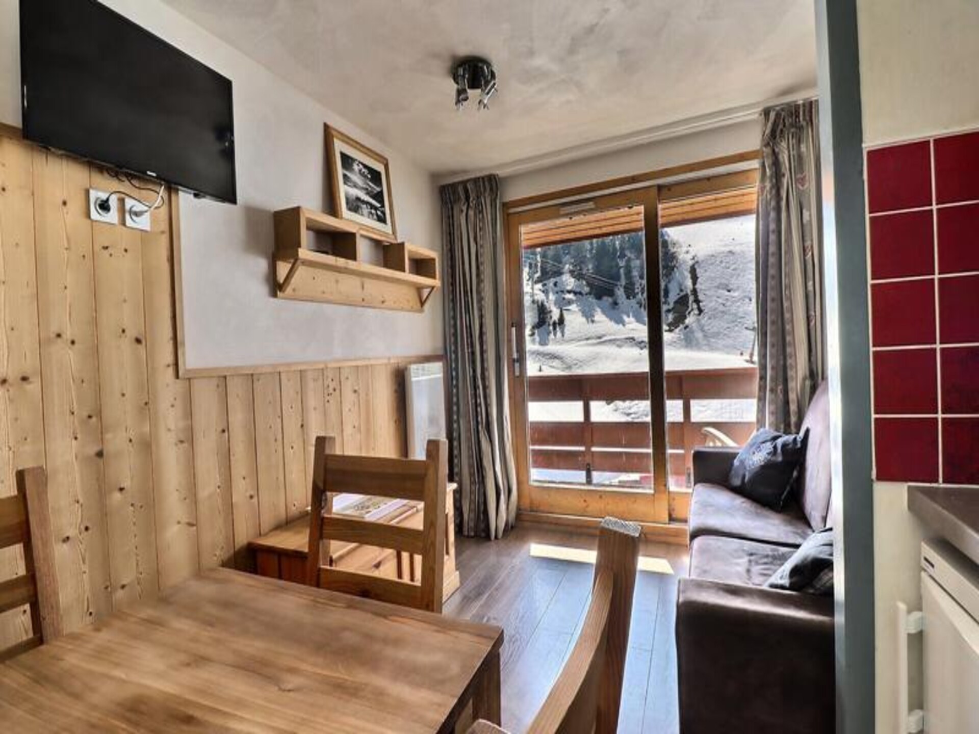 Studio Pralin: knus appartement op 100m van de piste in Méribel - foto 5