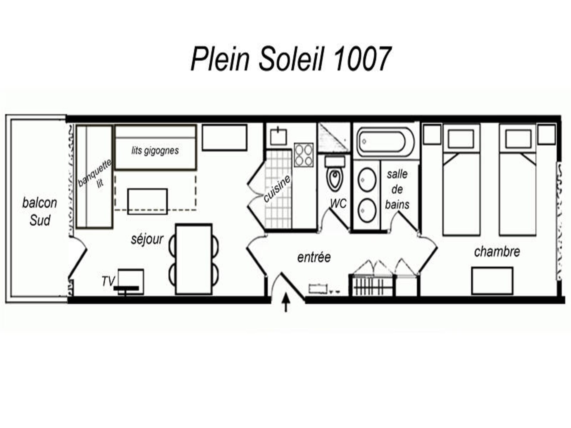 Appartement direct aan de piste in Méribel Mottaret voor 5 personen - foto 11