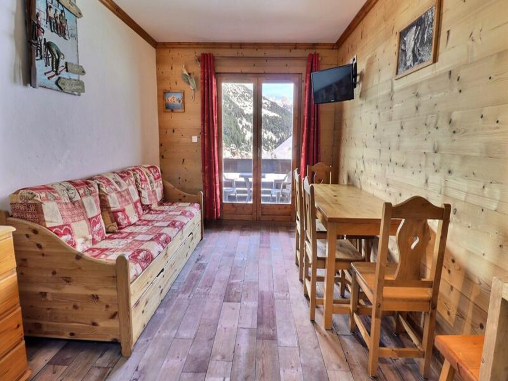 Appartement direct aan de piste met uitzicht op Mont Vallon - foto 8