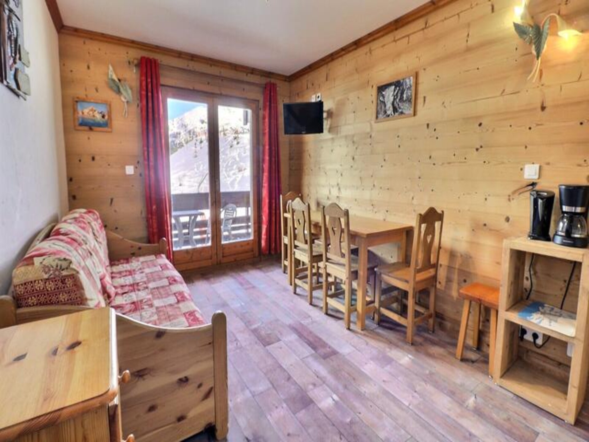 Appartement direct aan de piste met uitzicht op Mont Vallon - foto 17
