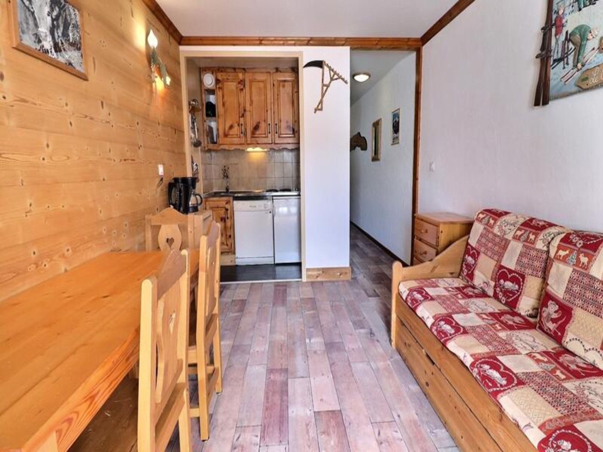 Appartement direct aan de piste met uitzicht op Mont Vallon - foto 18