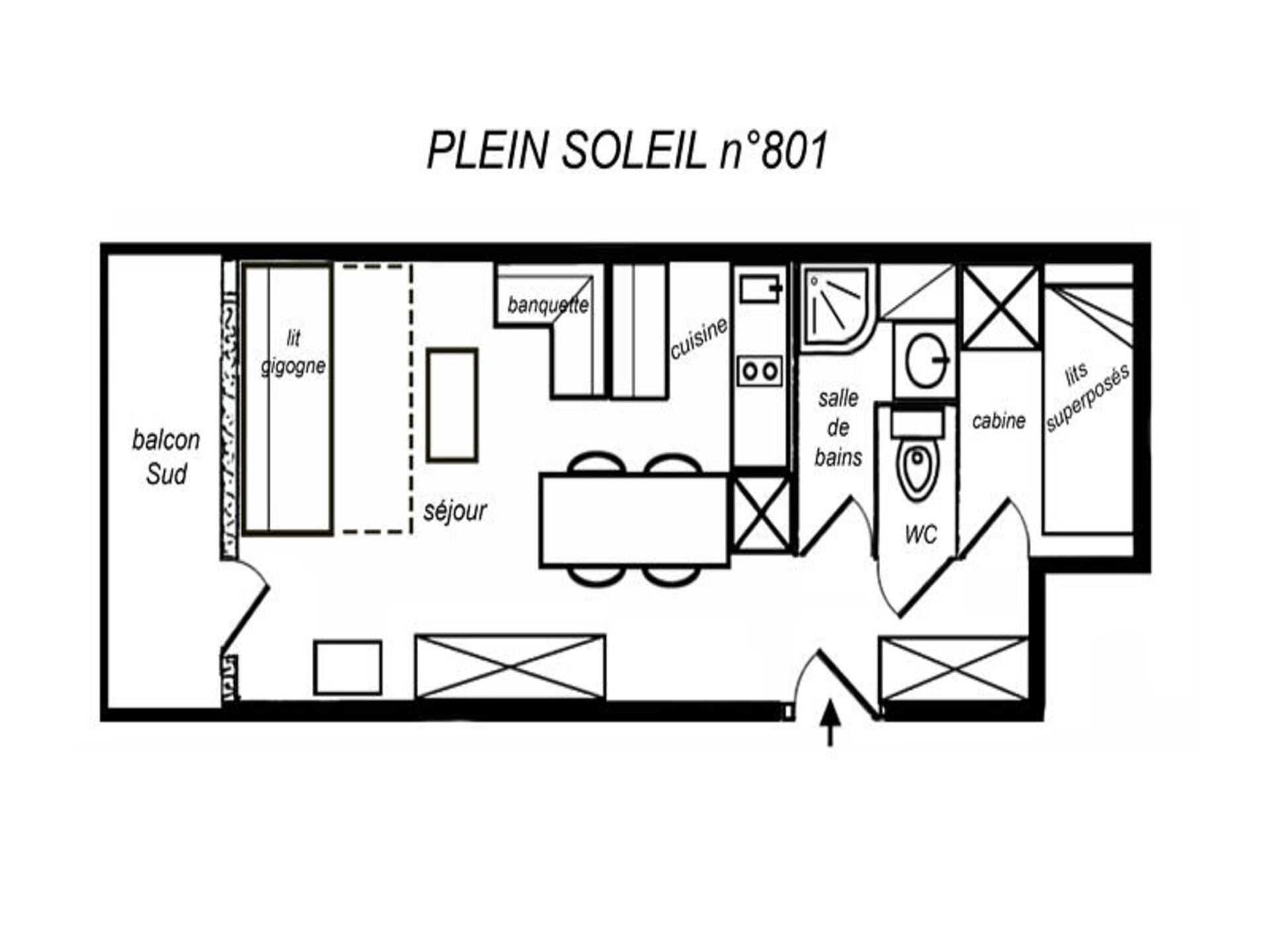 Ski-in, ski-out studio op het zuiden in het hart van Les Trois Vallées - foto 10