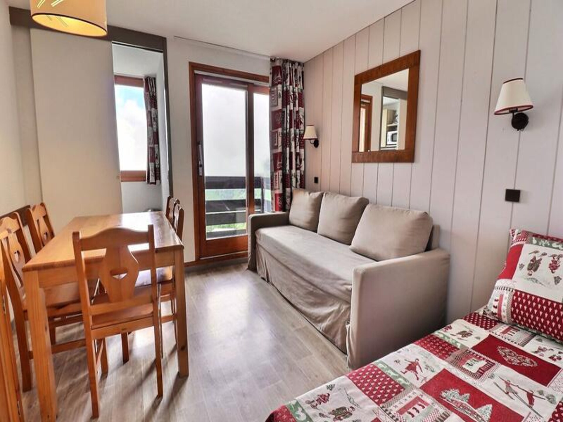 Knus appartement aan de piste in Les Allues met balkon op het noorden - foto 7