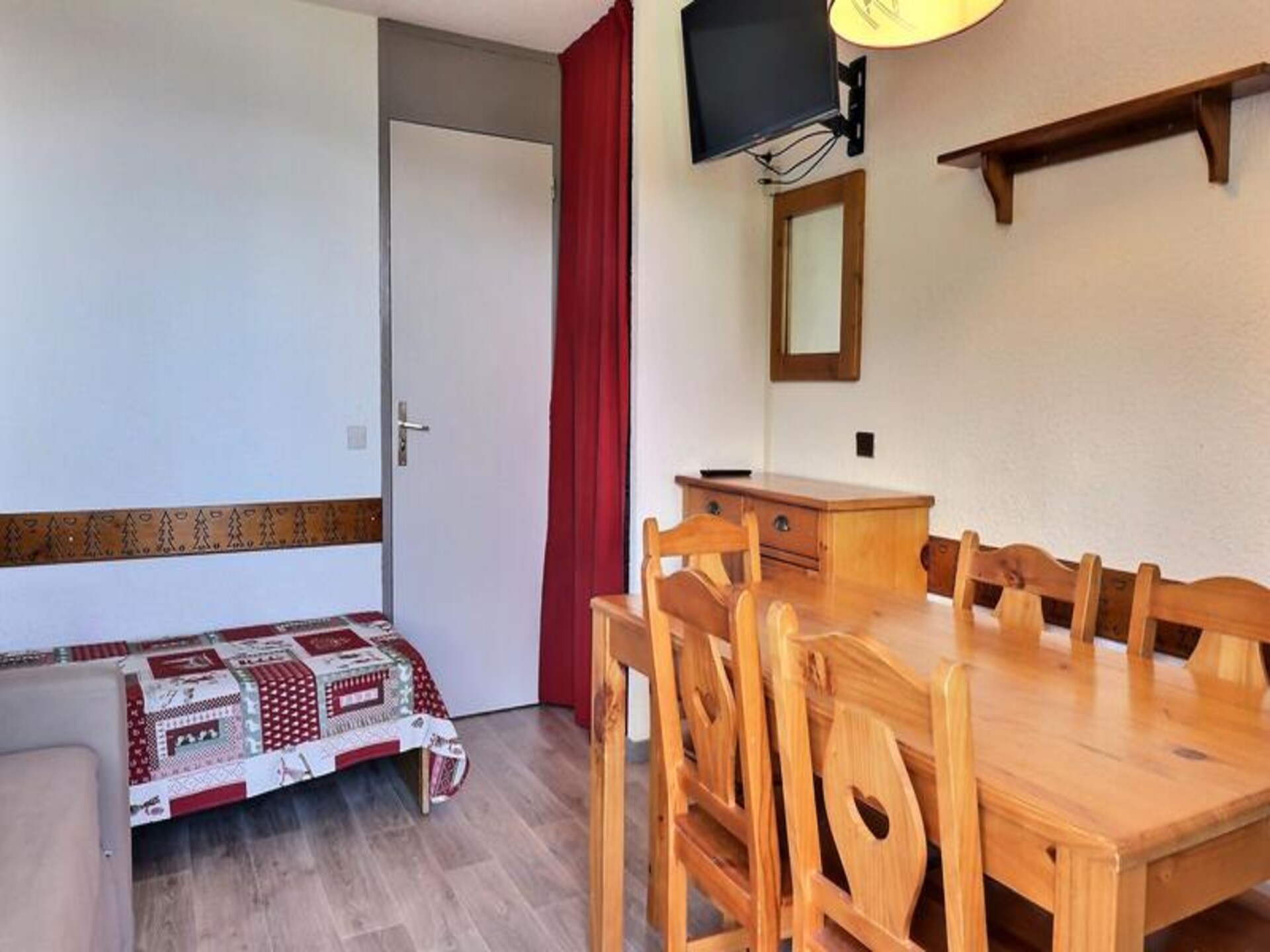 Knus appartement aan de piste in Les Allues met balkon op het noorden - foto 12