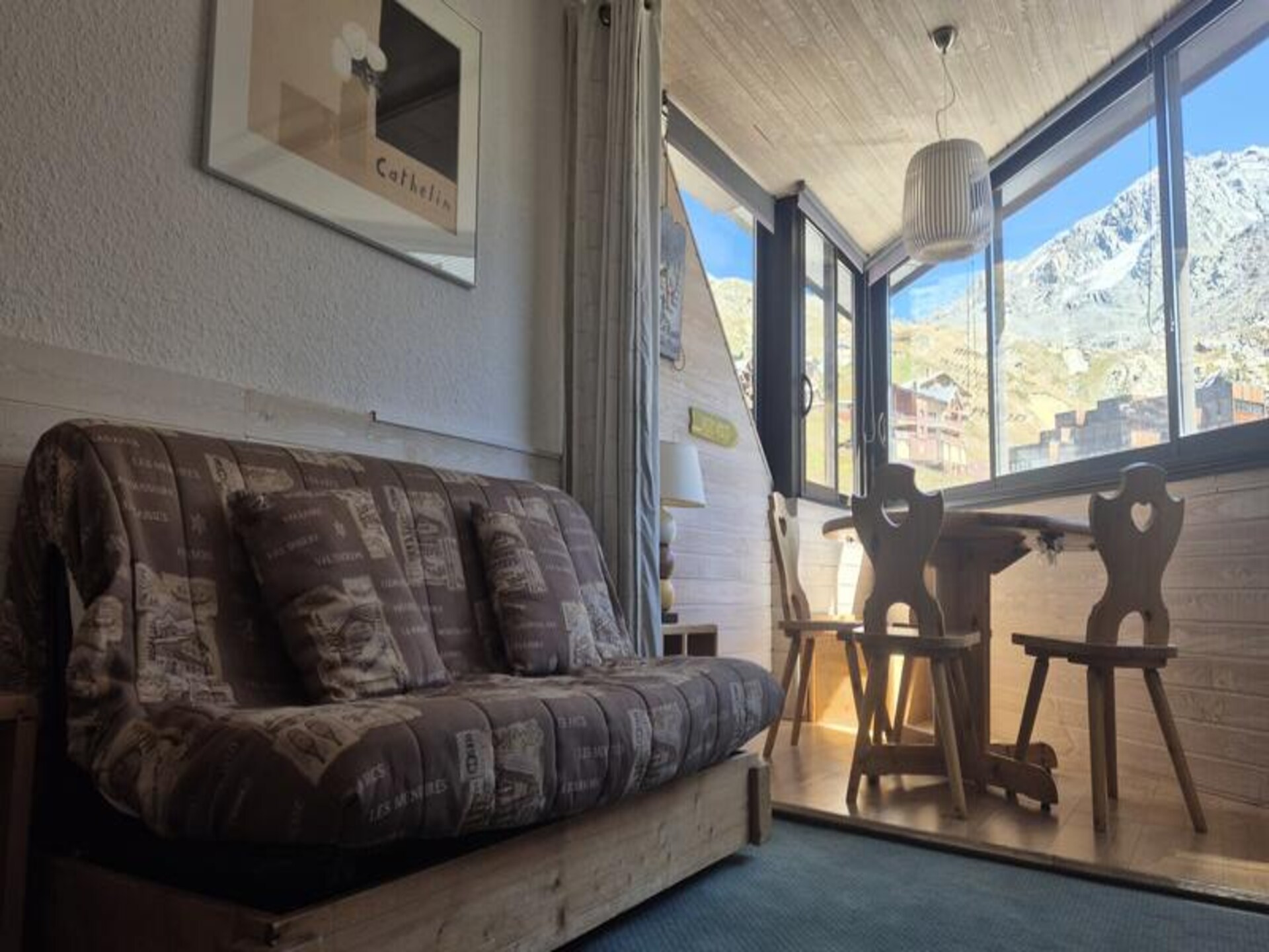 Gezellig appartement in Résidence Trois Vallees, Val Thorens, 50m van de piste - foto 5