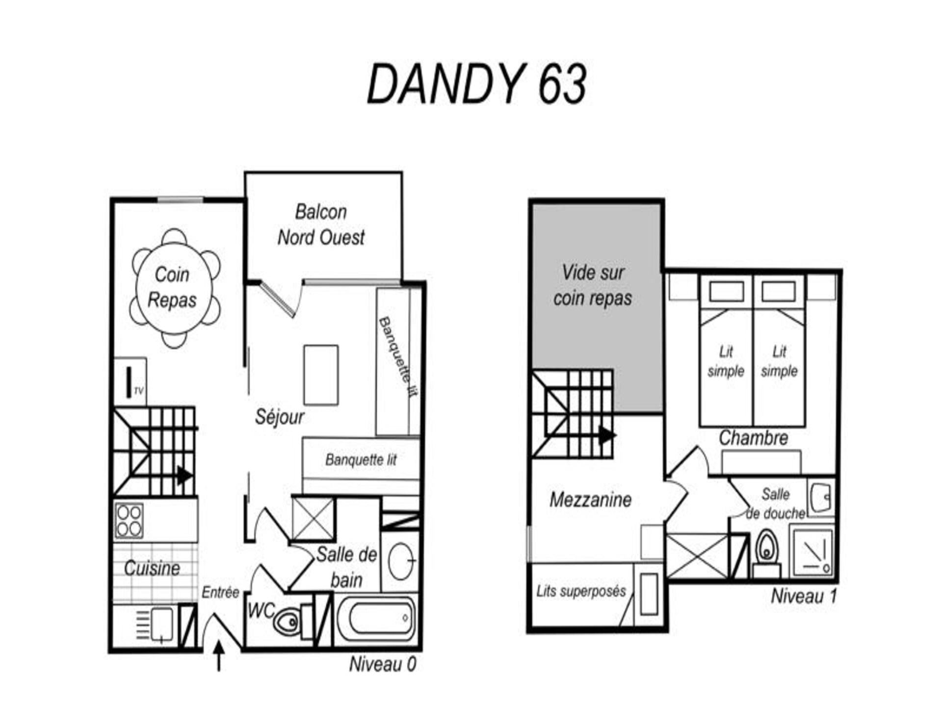 Duplexappartement 6 personen aan de piste in Les Allues – Le Laitelet - foto 21
