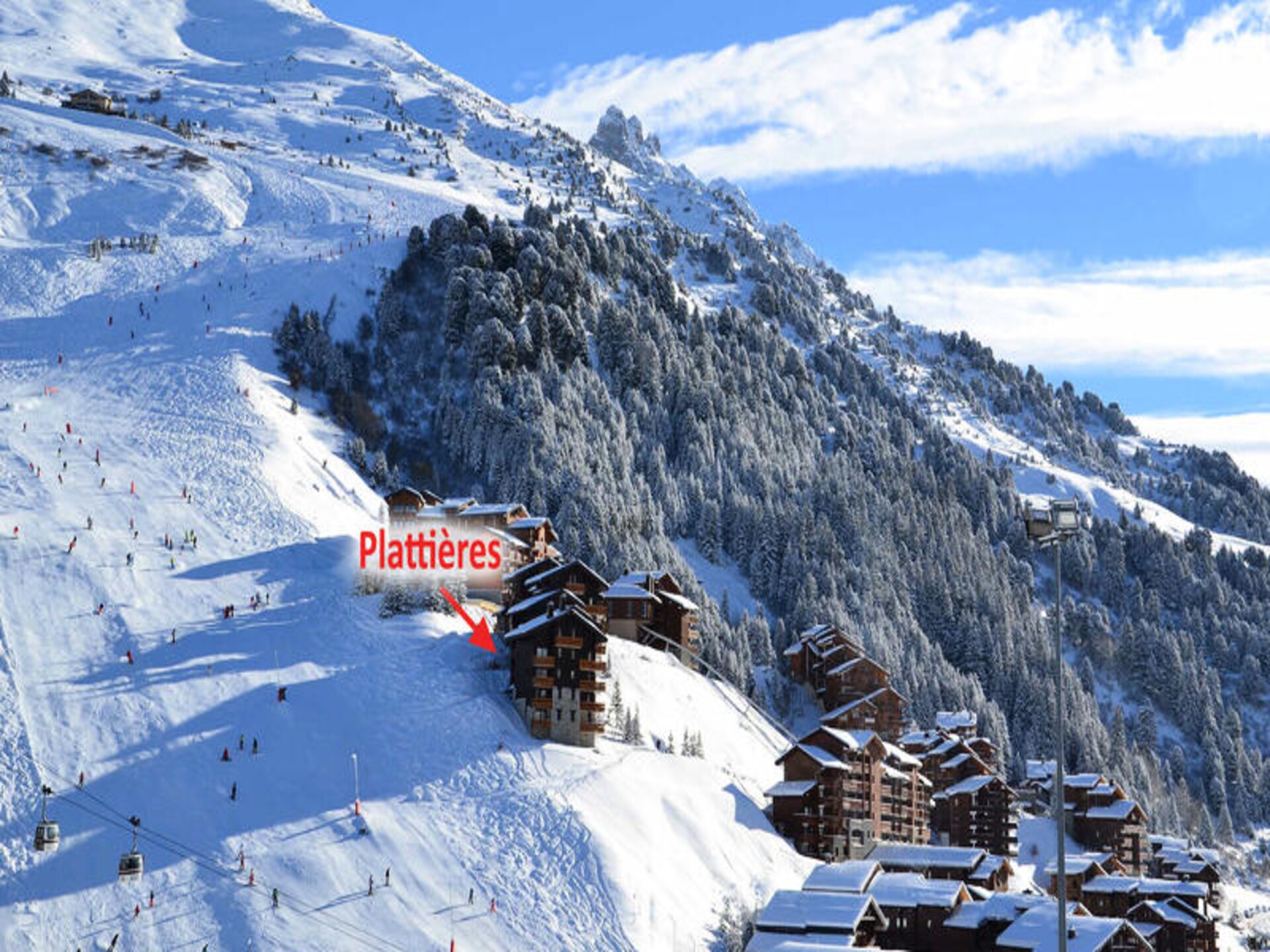 Appartement aan de piste in Les Allues met uitzicht op Mont Vallon - foto 13
