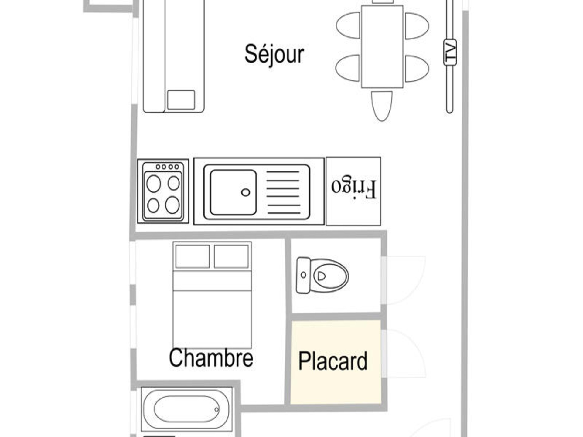 Appartement 6 pers. in Méribel-Mottaret, op 5 min. loopafstand van de piste - foto 22