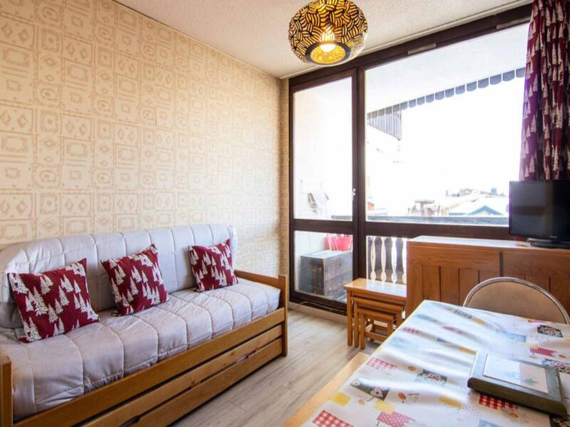 Appartement 6 pers. op de piste in Les Menuires met balkon op het zuiden - foto 5
