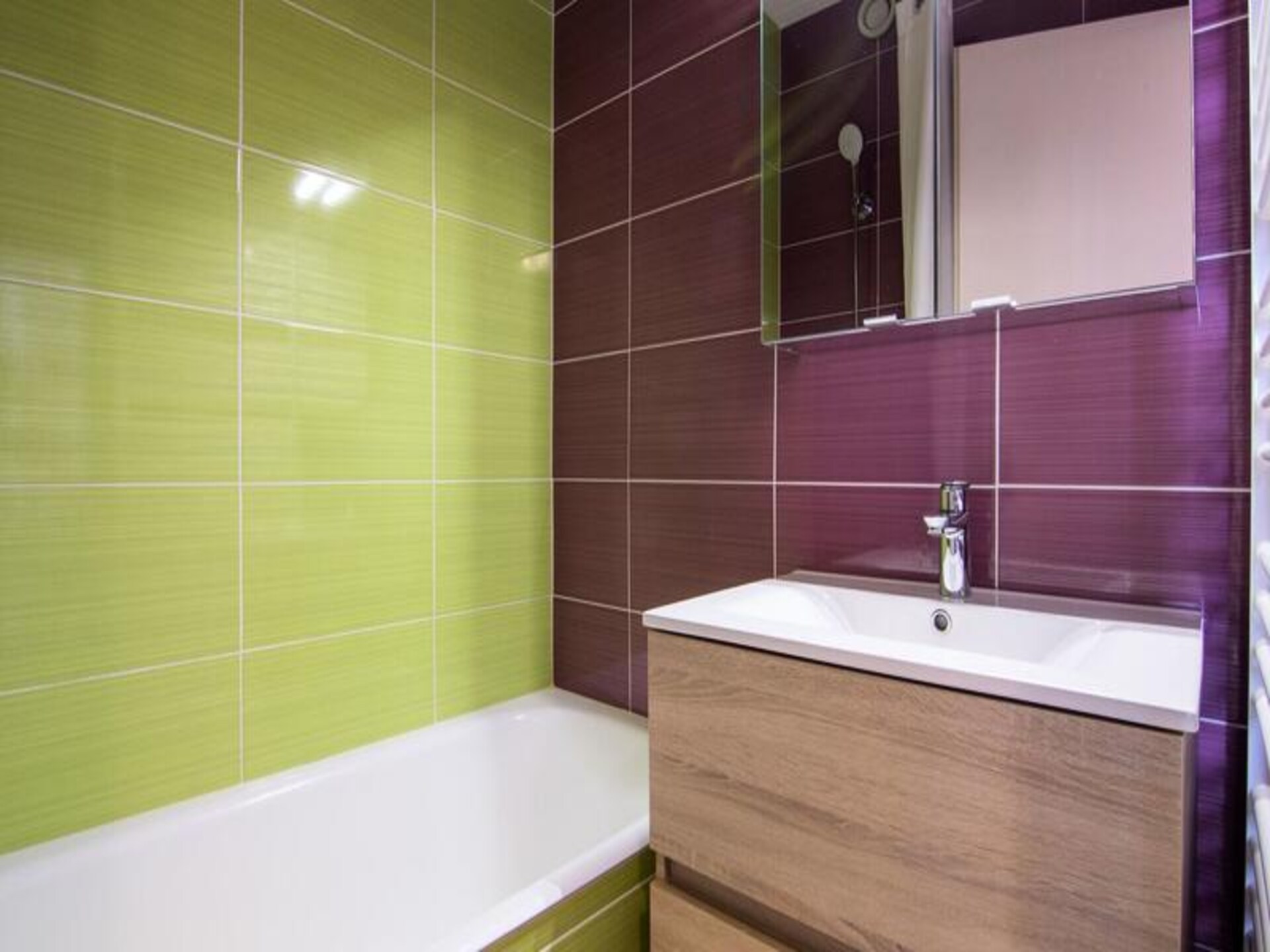Appartement 6 pers. op de piste in Les Menuires met balkon op het zuiden - foto 6