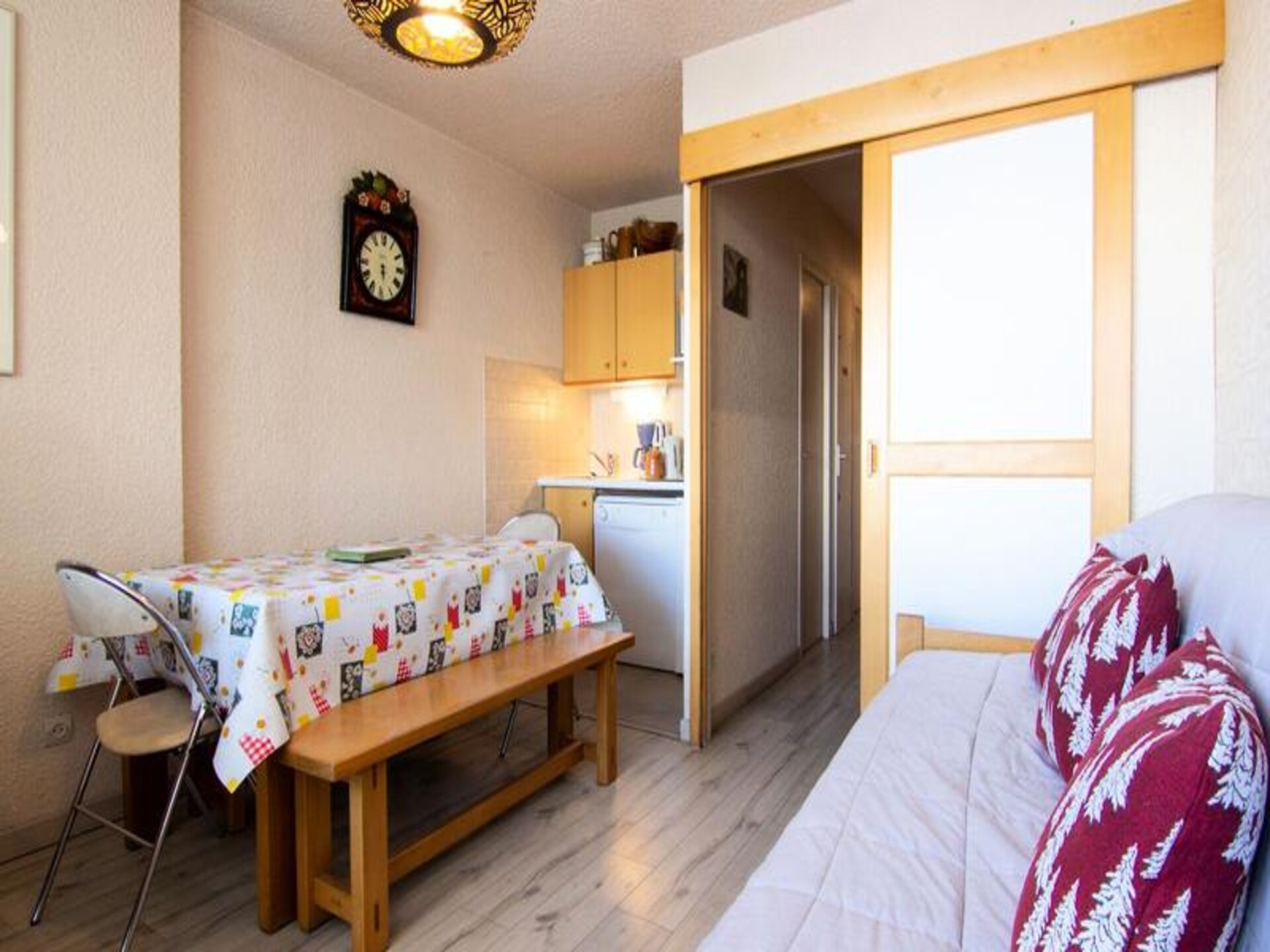 Appartement 6 pers. op de piste in Les Menuires met balkon op het zuiden - foto 13