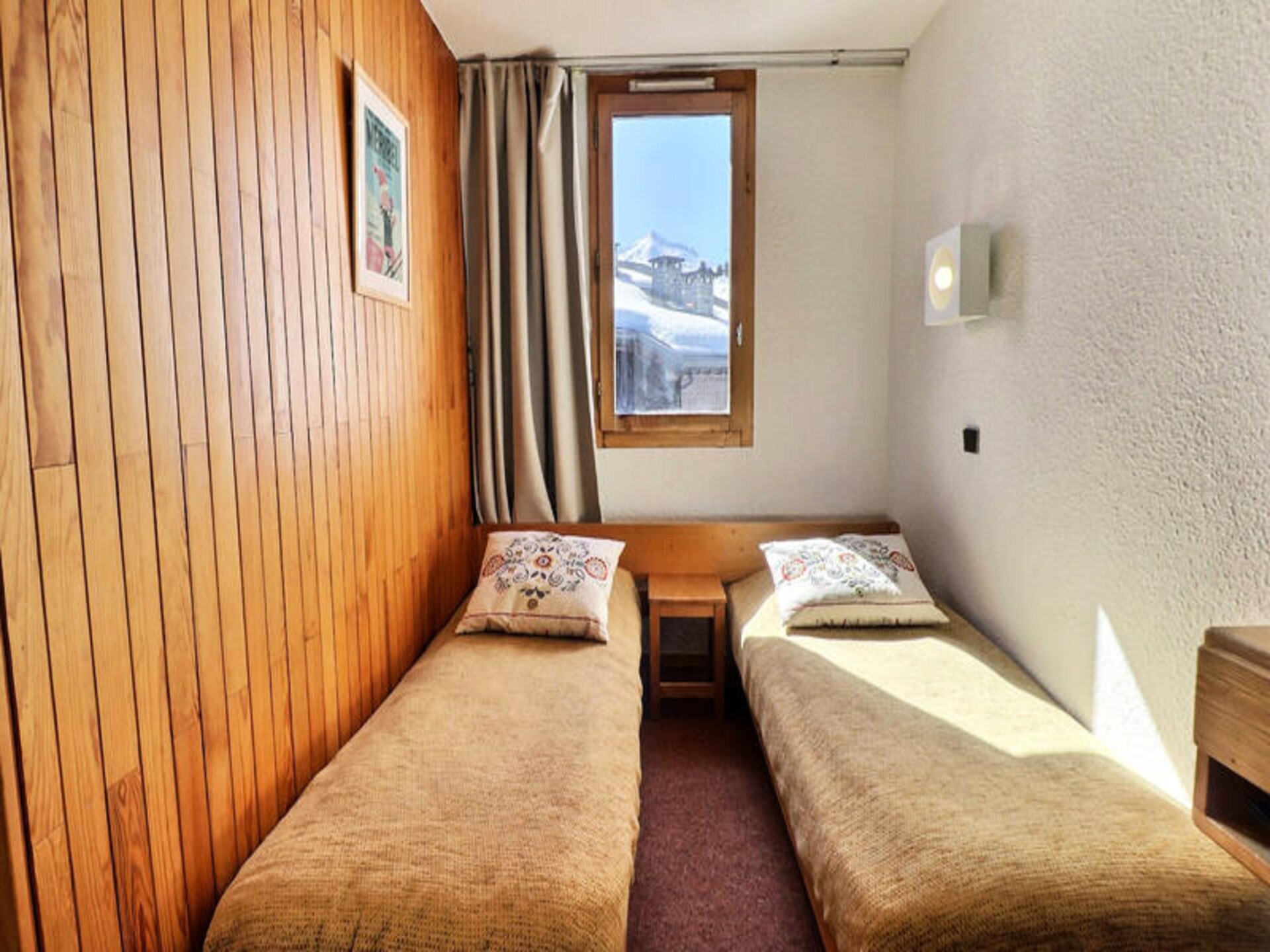 Studio Les Allues direct aan de piste met balkon op het zuiden - foto 19