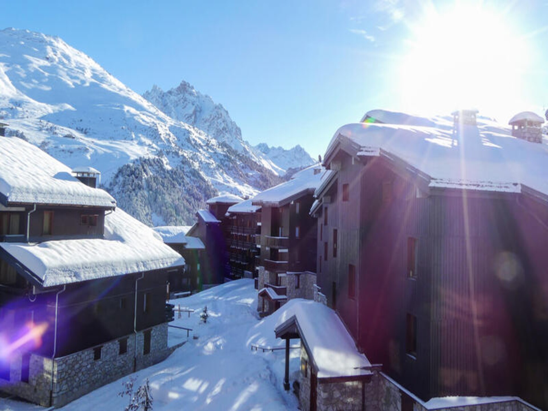 Studio Les Allues direct aan de piste met balkon op het zuiden - foto 24