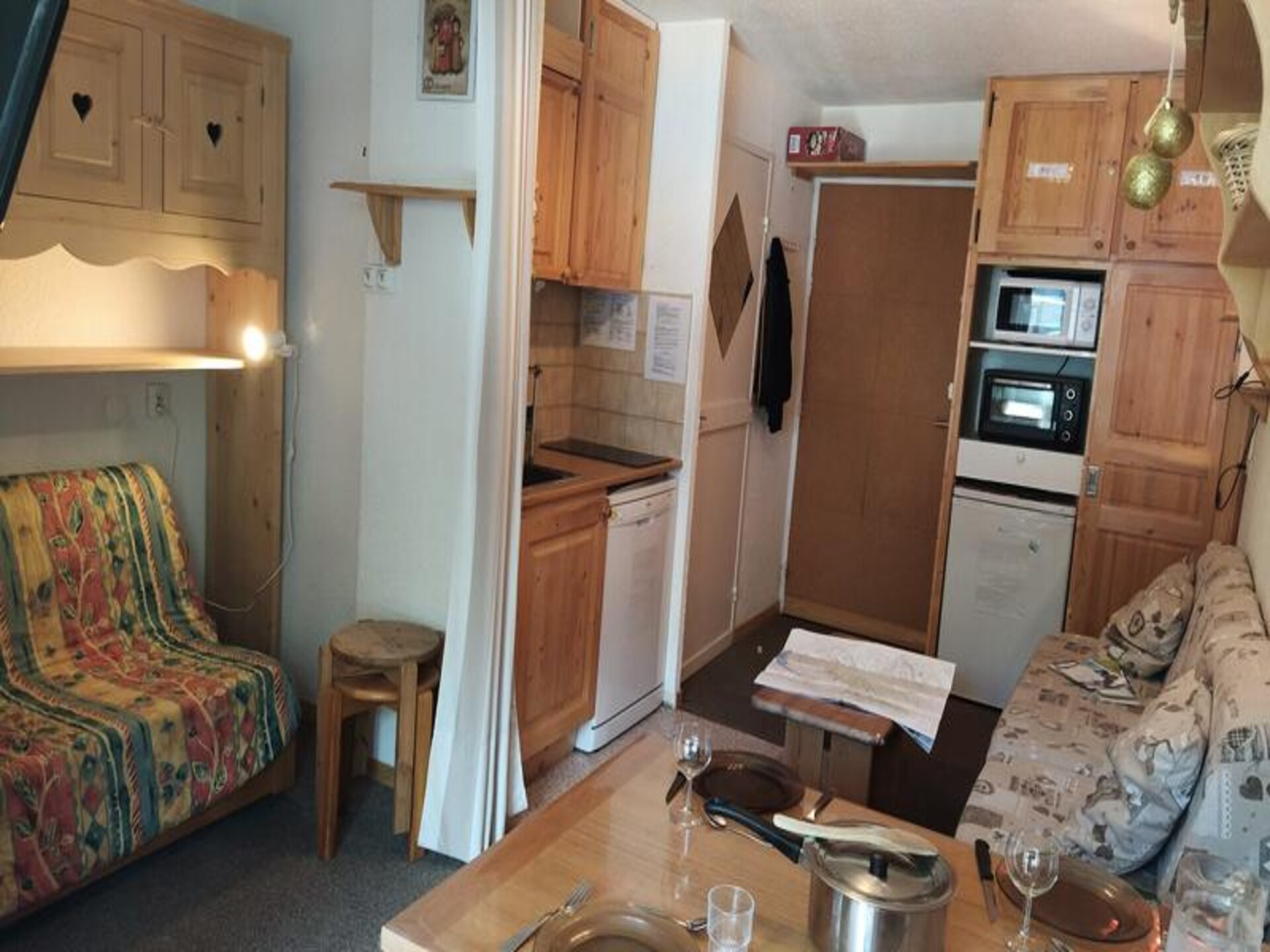 Knus appartement op de piste in Les Belleville voor 4 personen - foto 5