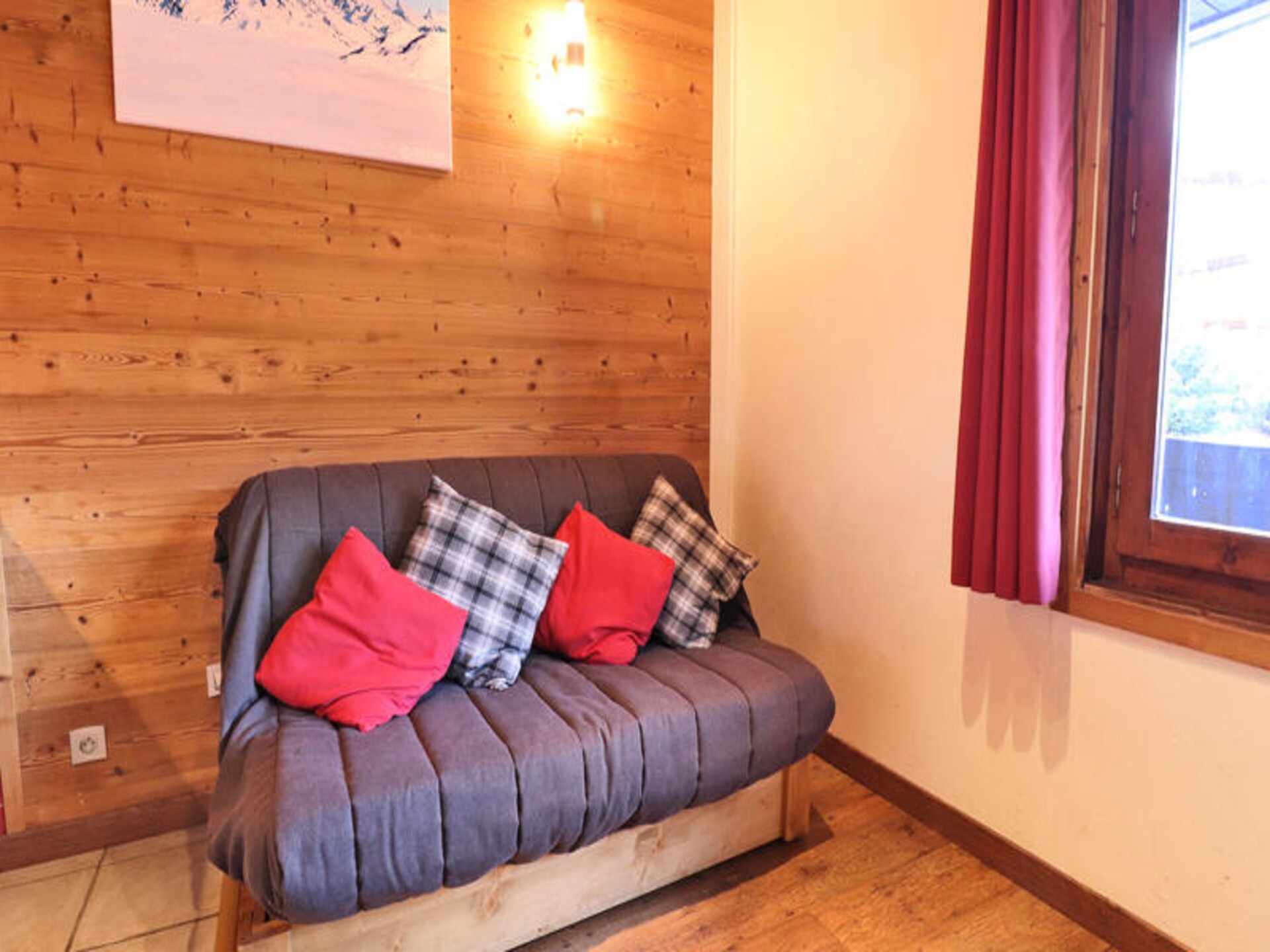 Gezellig alpine studio in Méribel, direct aan de piste met balkon - foto 15
