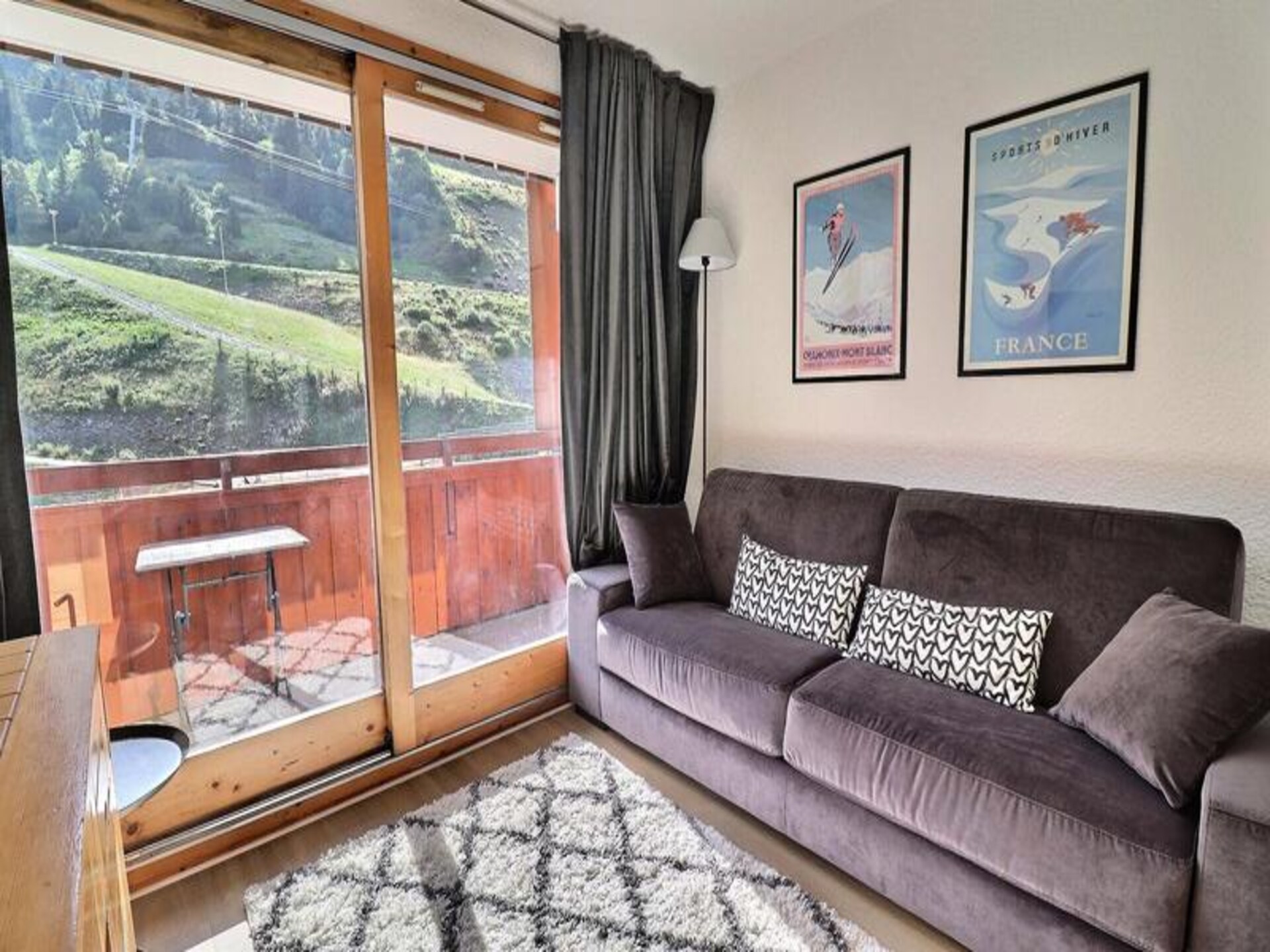 Knusse studio op 100m van de piste met balkon en uitzicht in Les Allues - foto 14