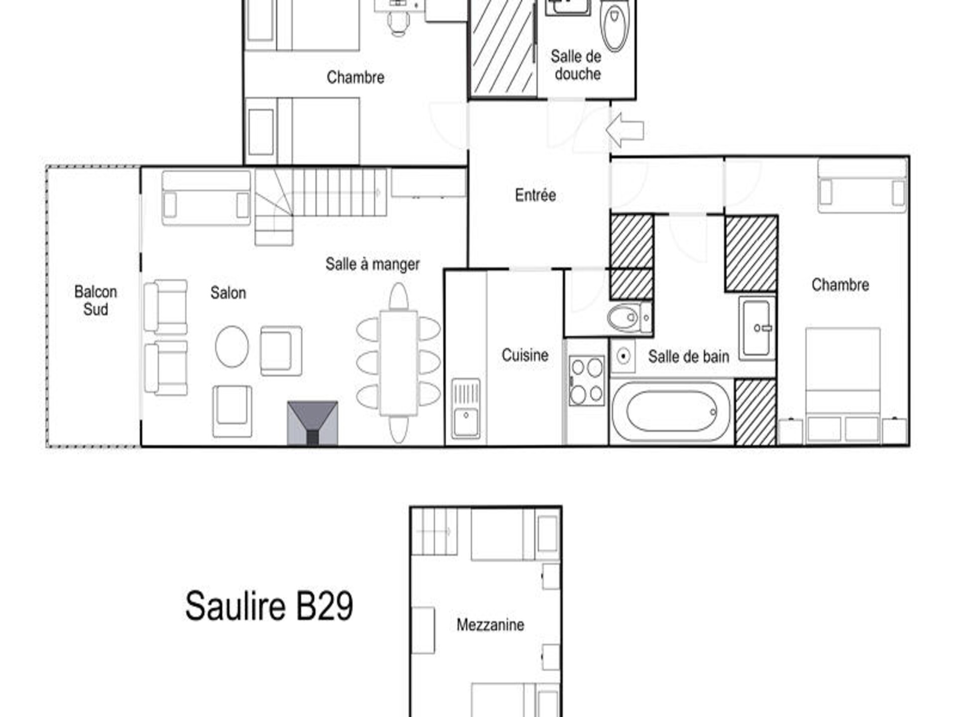 Appartement aan de piste in Les Allues met adembenemend uitzicht - foto 21