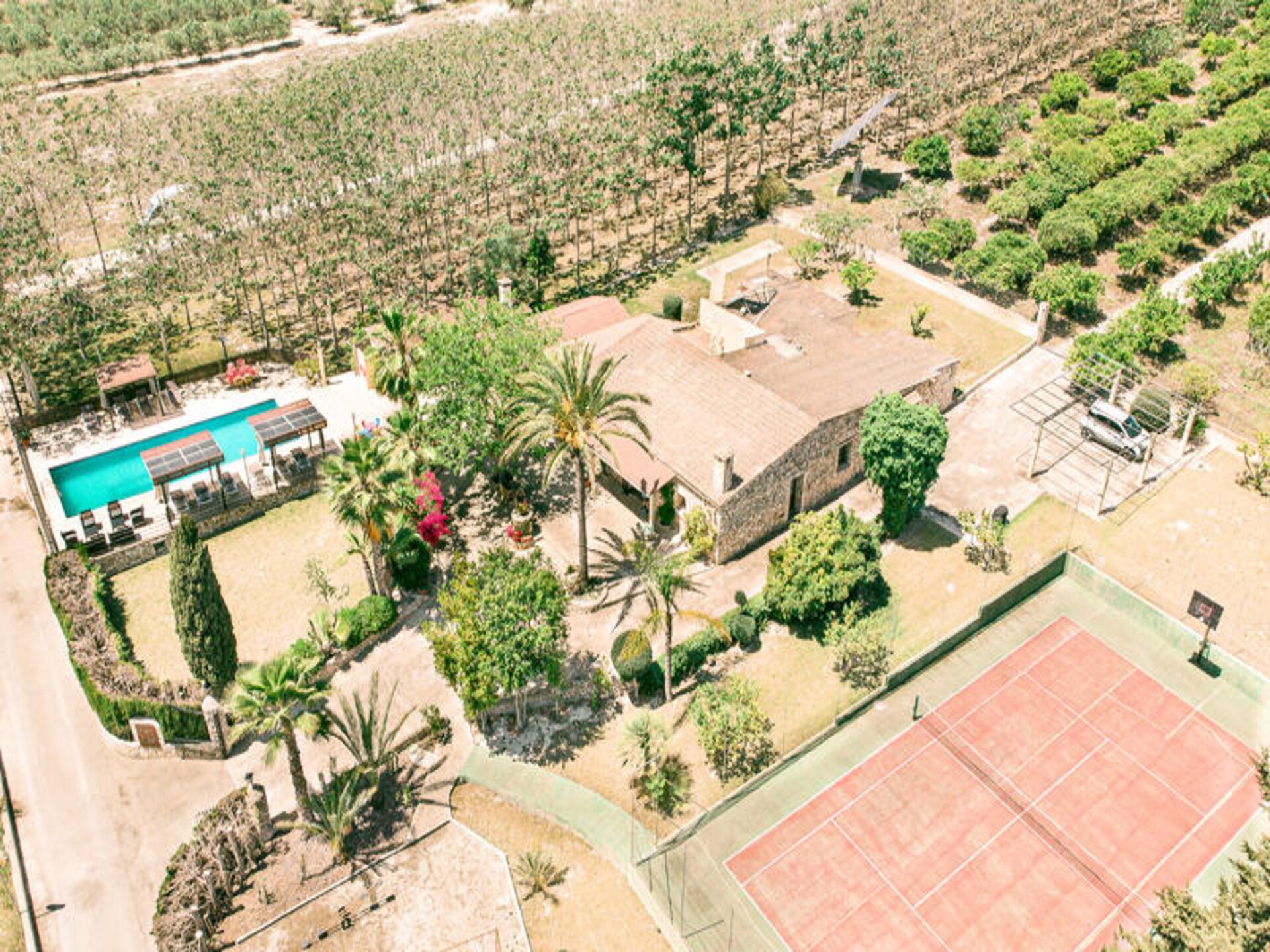 Landelijke villa in Llubí met privézwembad, tennisbaan en 6 suites - foto 35